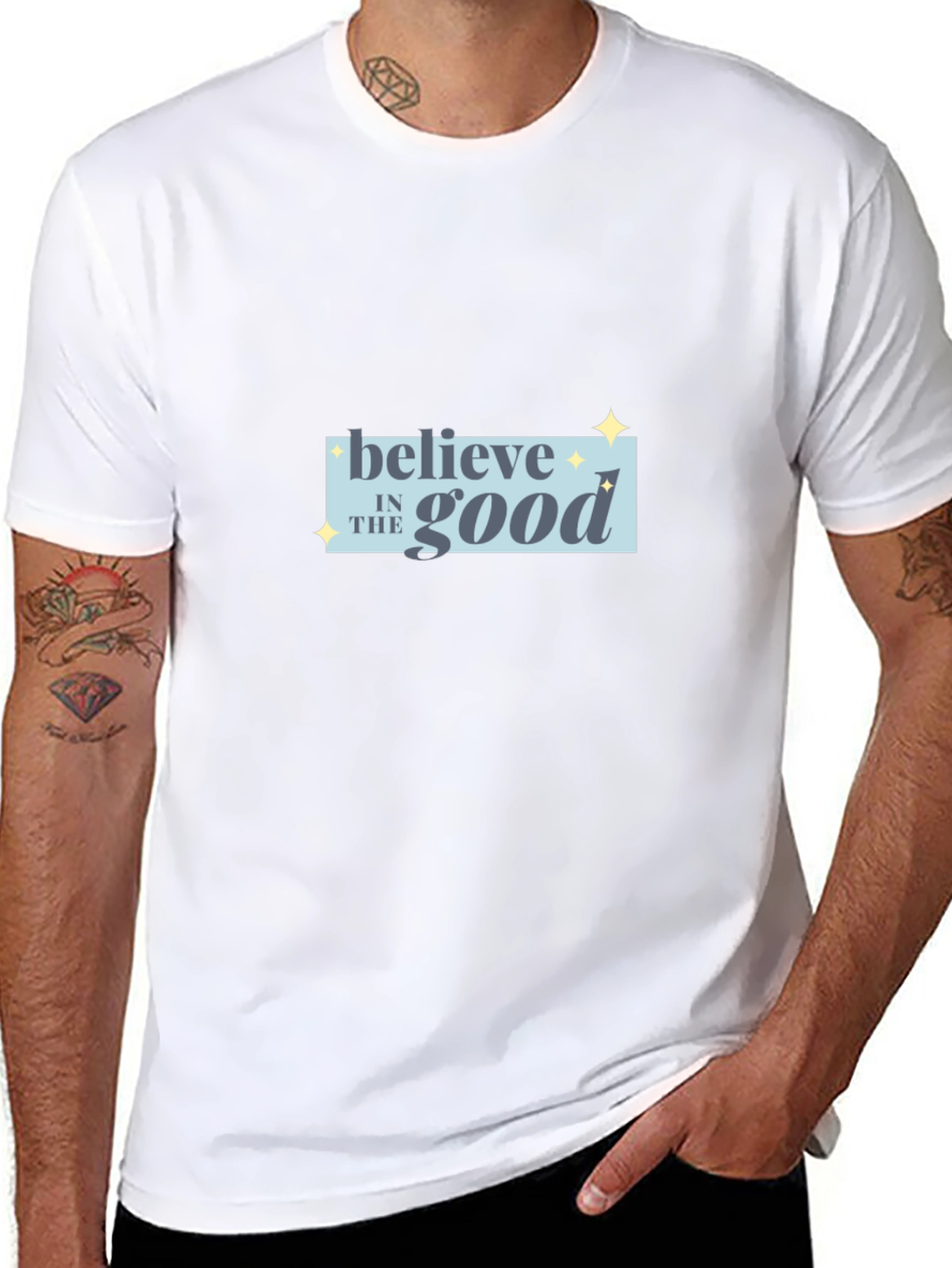 Believe in the Good Black T-Shirt