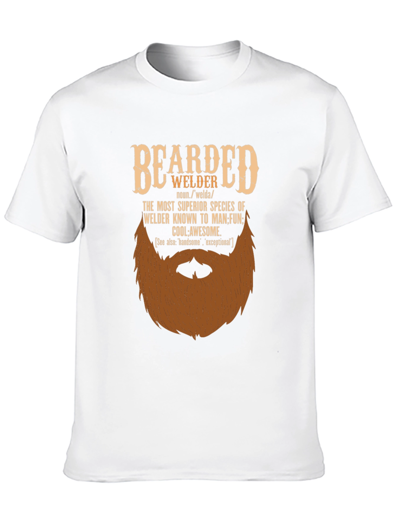 Bearded Welder Graphic Tee - Superior Species T-Shirt