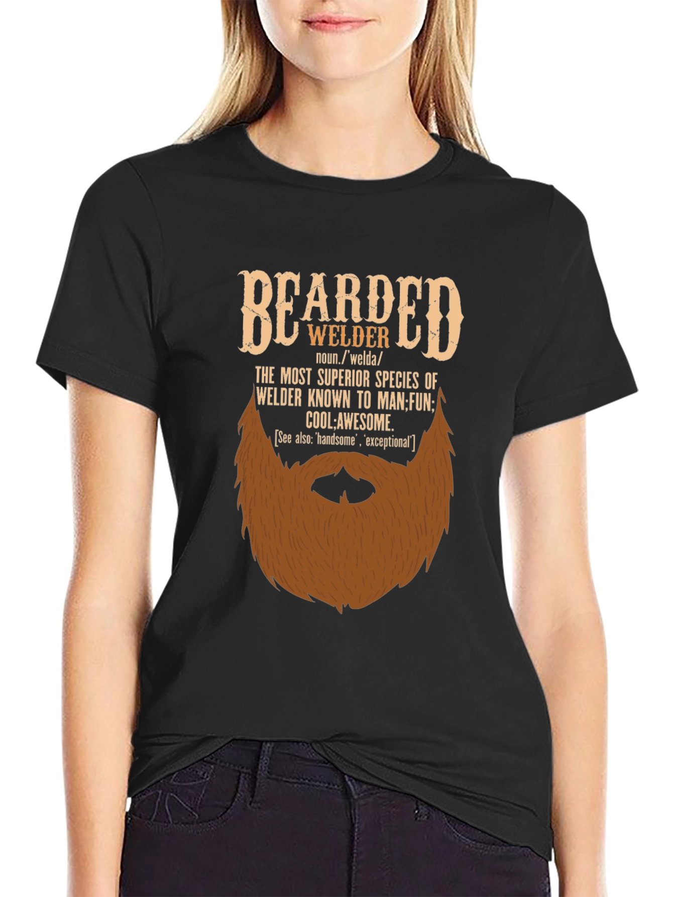 Bearded Welder Graphic Tee - Superior Species T-Shirt