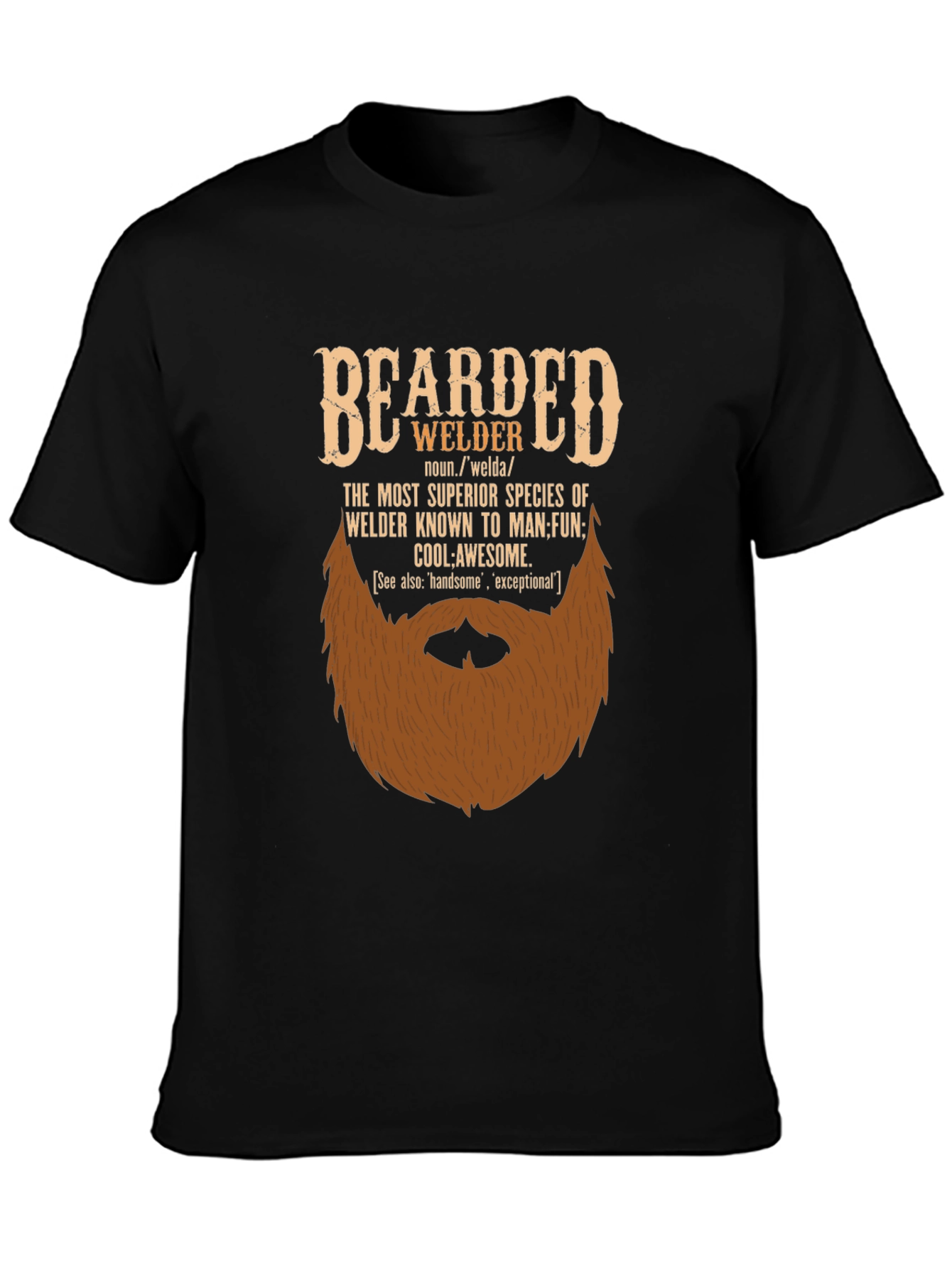 Bearded Welder Graphic Tee - Superior Species T-Shirt