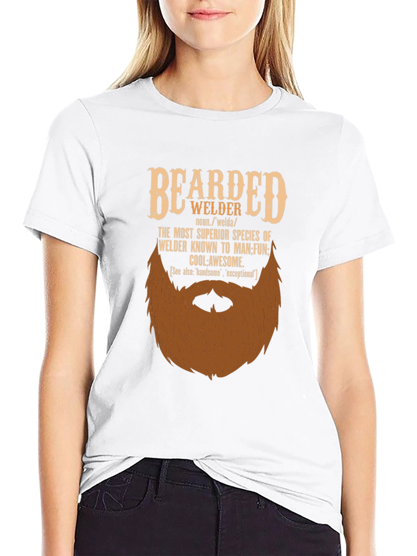 Bearded Welder Graphic Tee - Superior Species T-Shirt