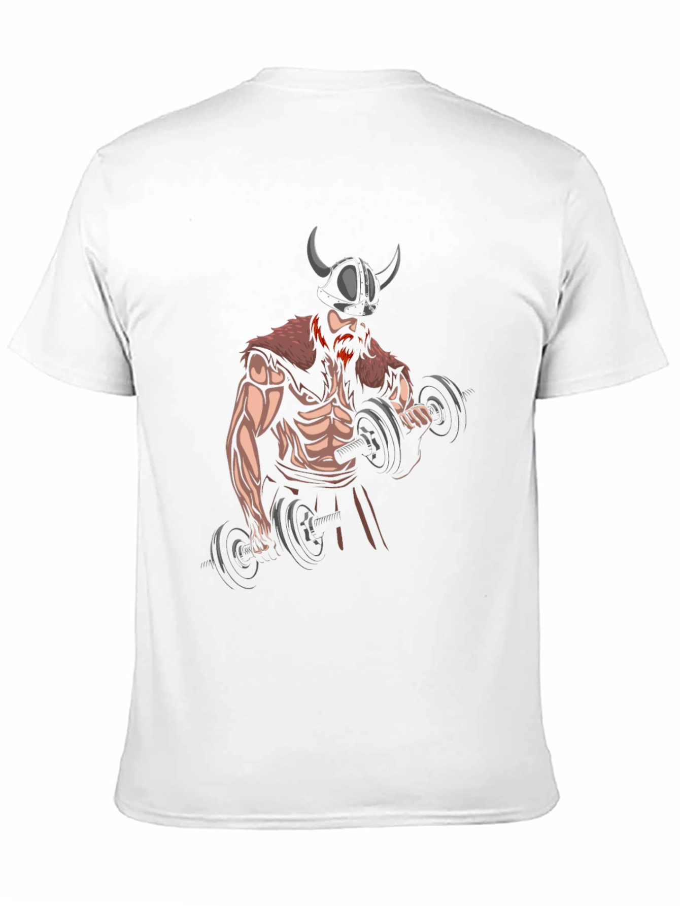 Viking Gym Bro Black Graphic Tee