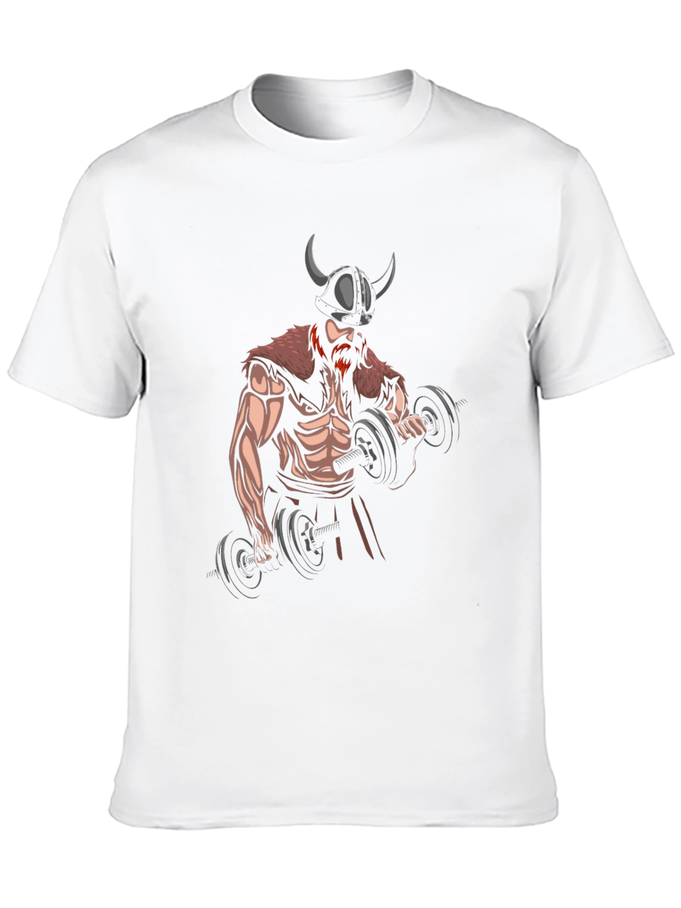 Viking Gym Bro Black Graphic Tee