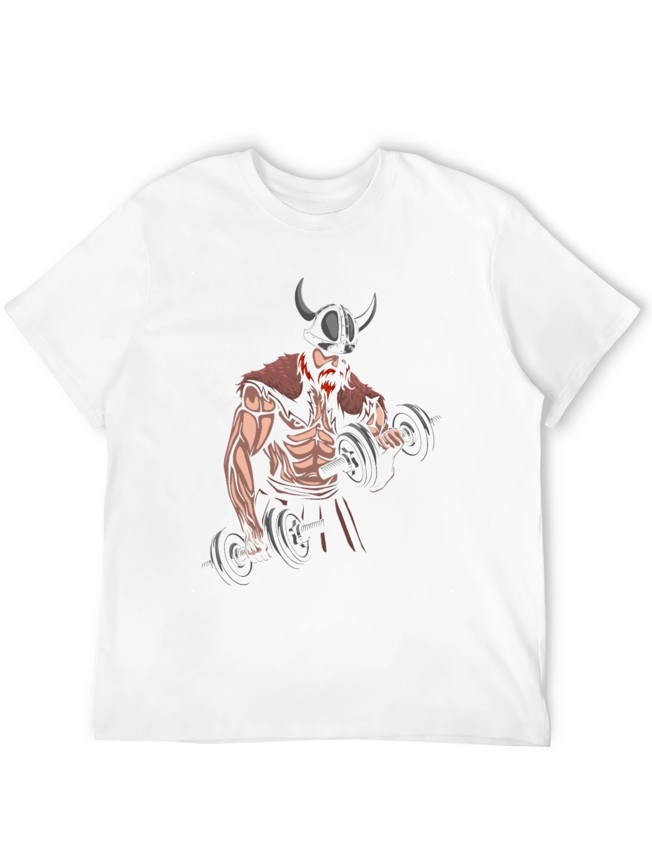 Viking Gym Bro Black Graphic Tee
