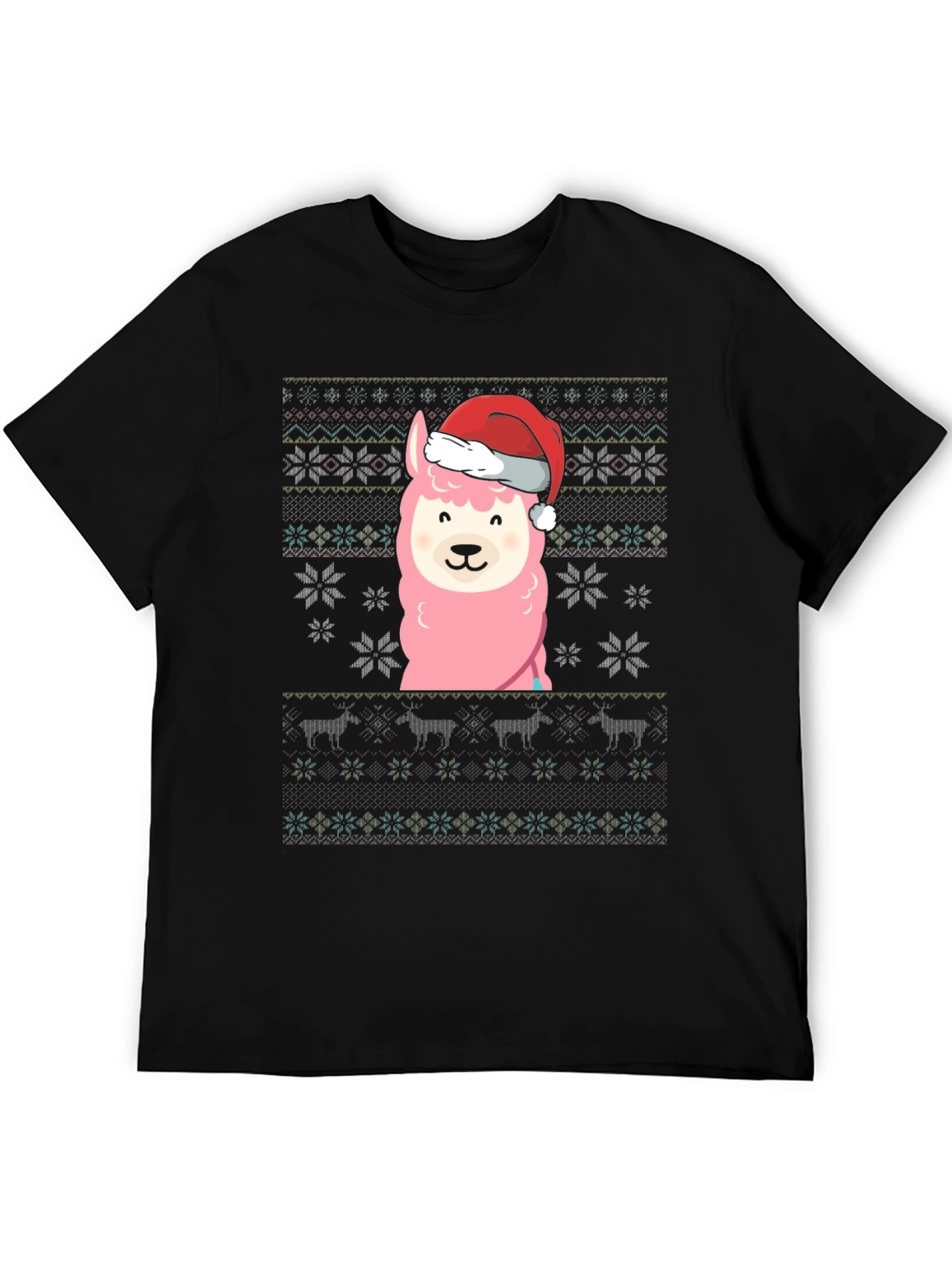Festive Llama Christmas T-Shirt