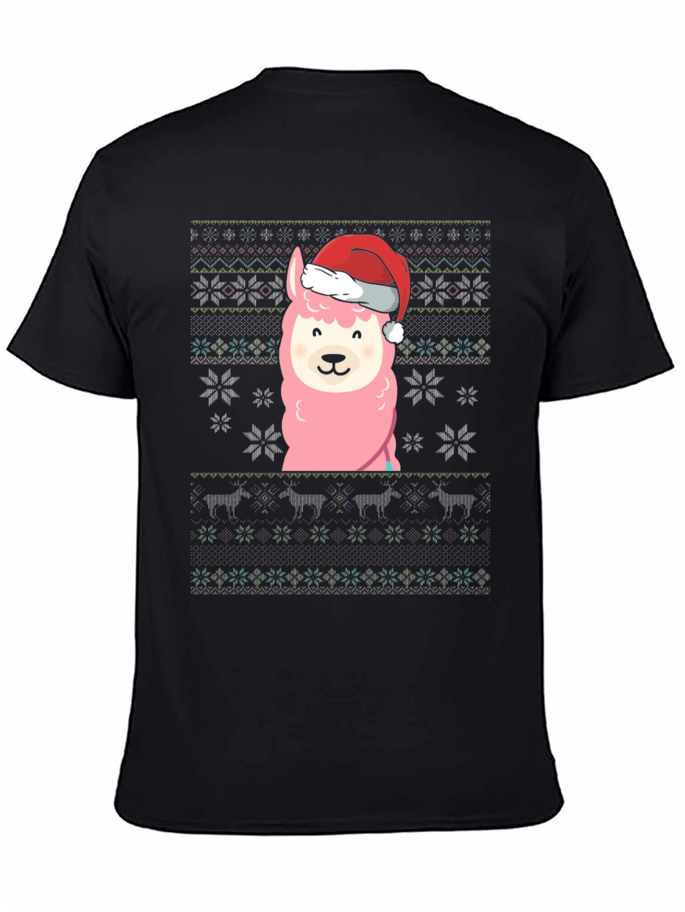 Festive Llama Christmas T-Shirt
