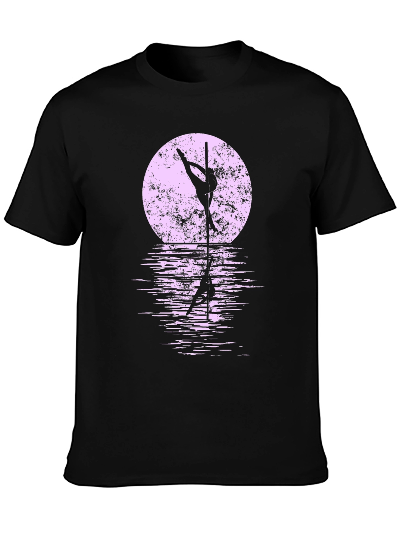 Pole Dancer Silhouette Graphic Tee
