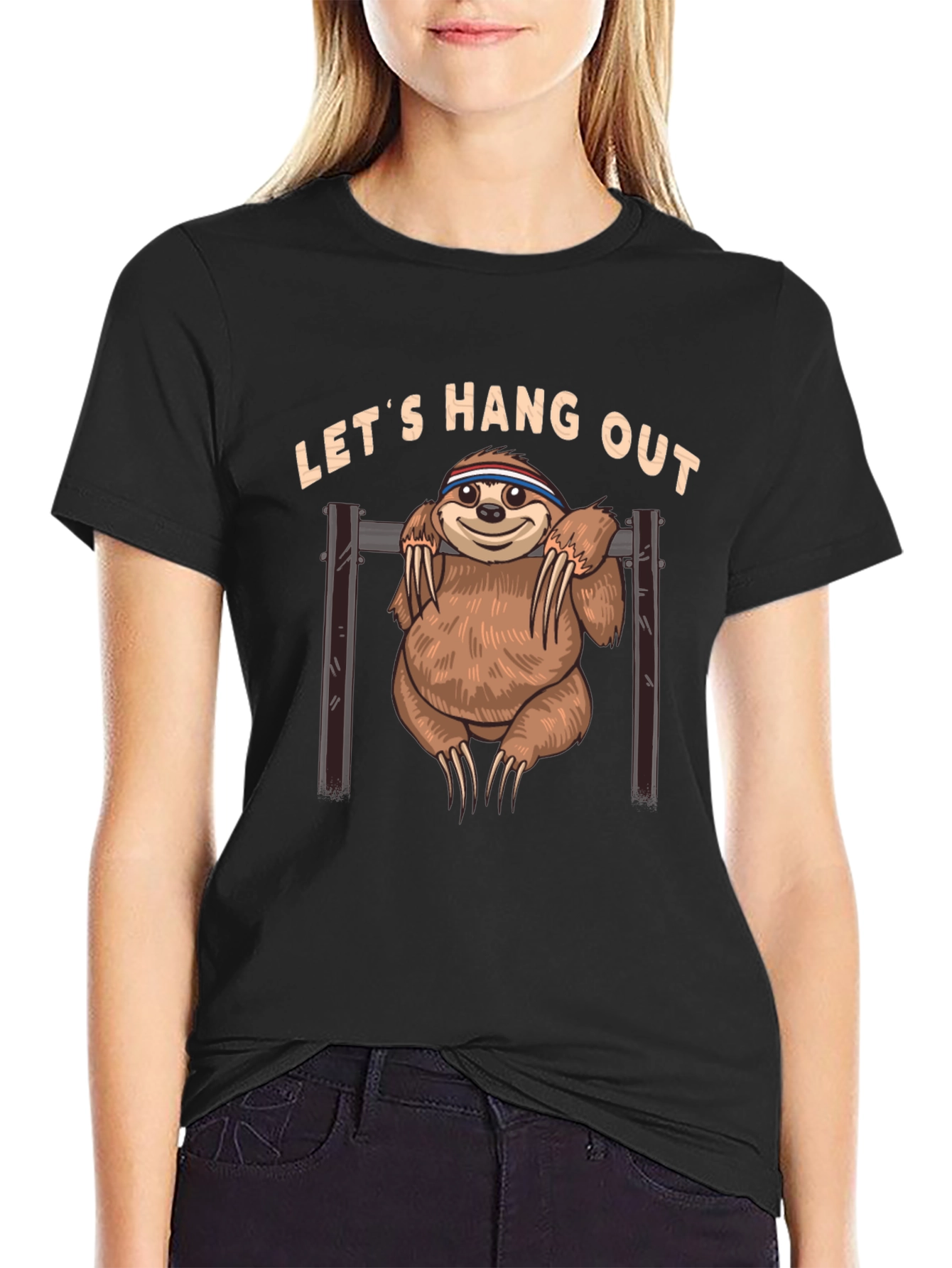 Lets Hang Out Sloth T-Shirt
