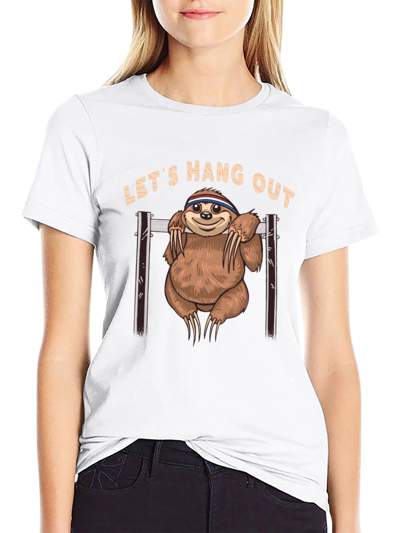 Lets Hang Out Sloth T-Shirt