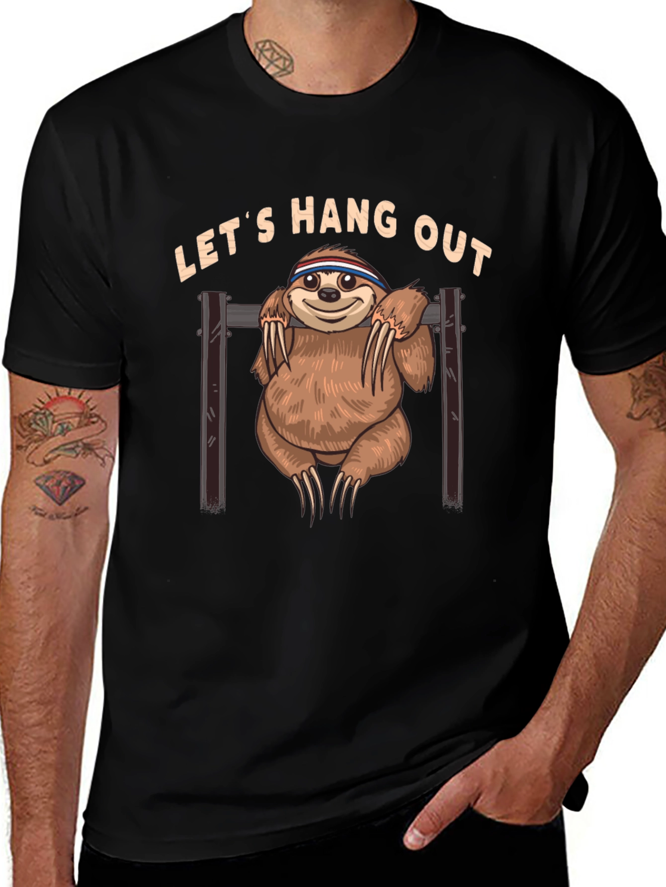 Lets Hang Out Sloth T-Shirt