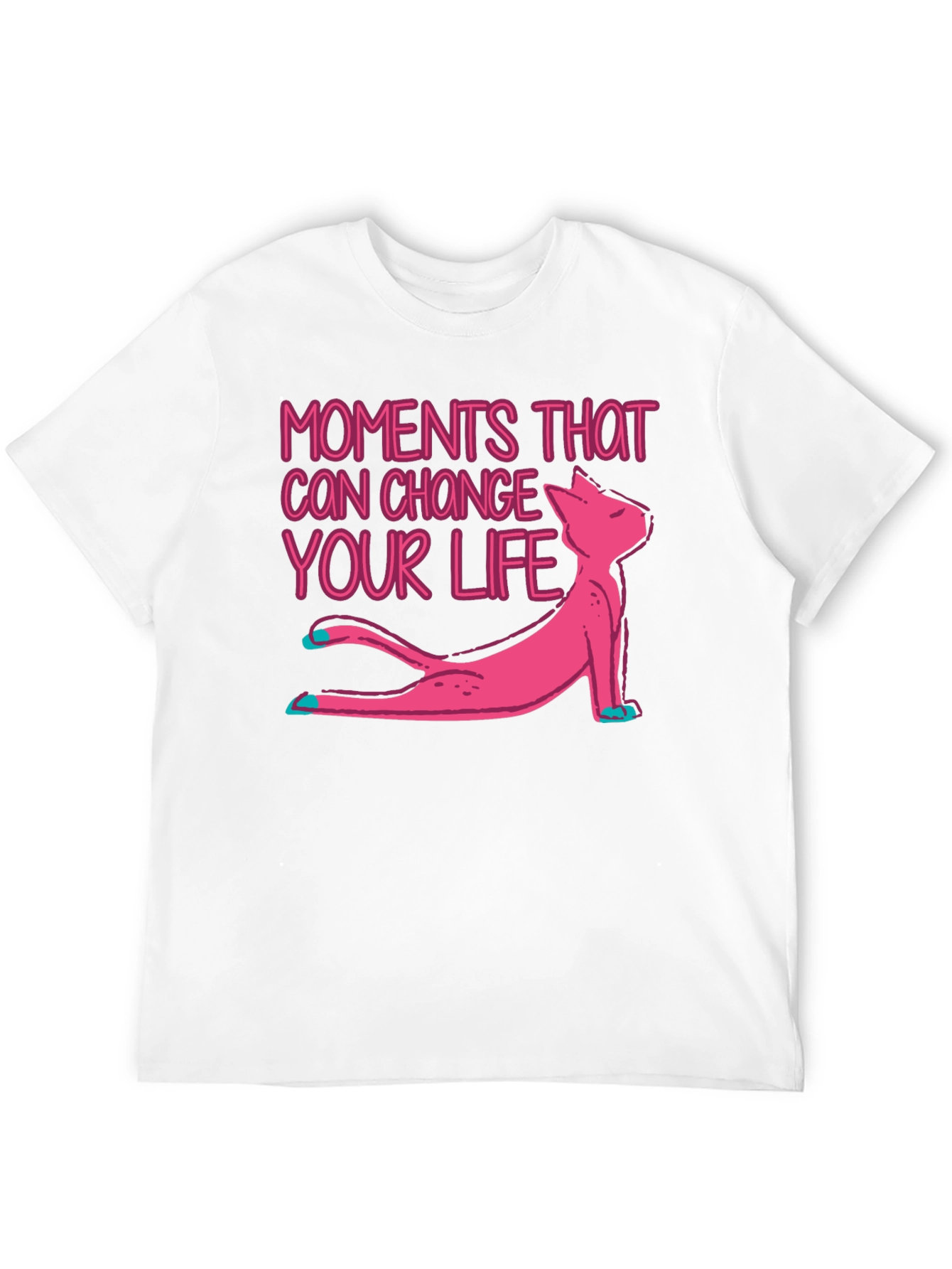 Moments That Change Your Life - Yoga Cat T-Shirt