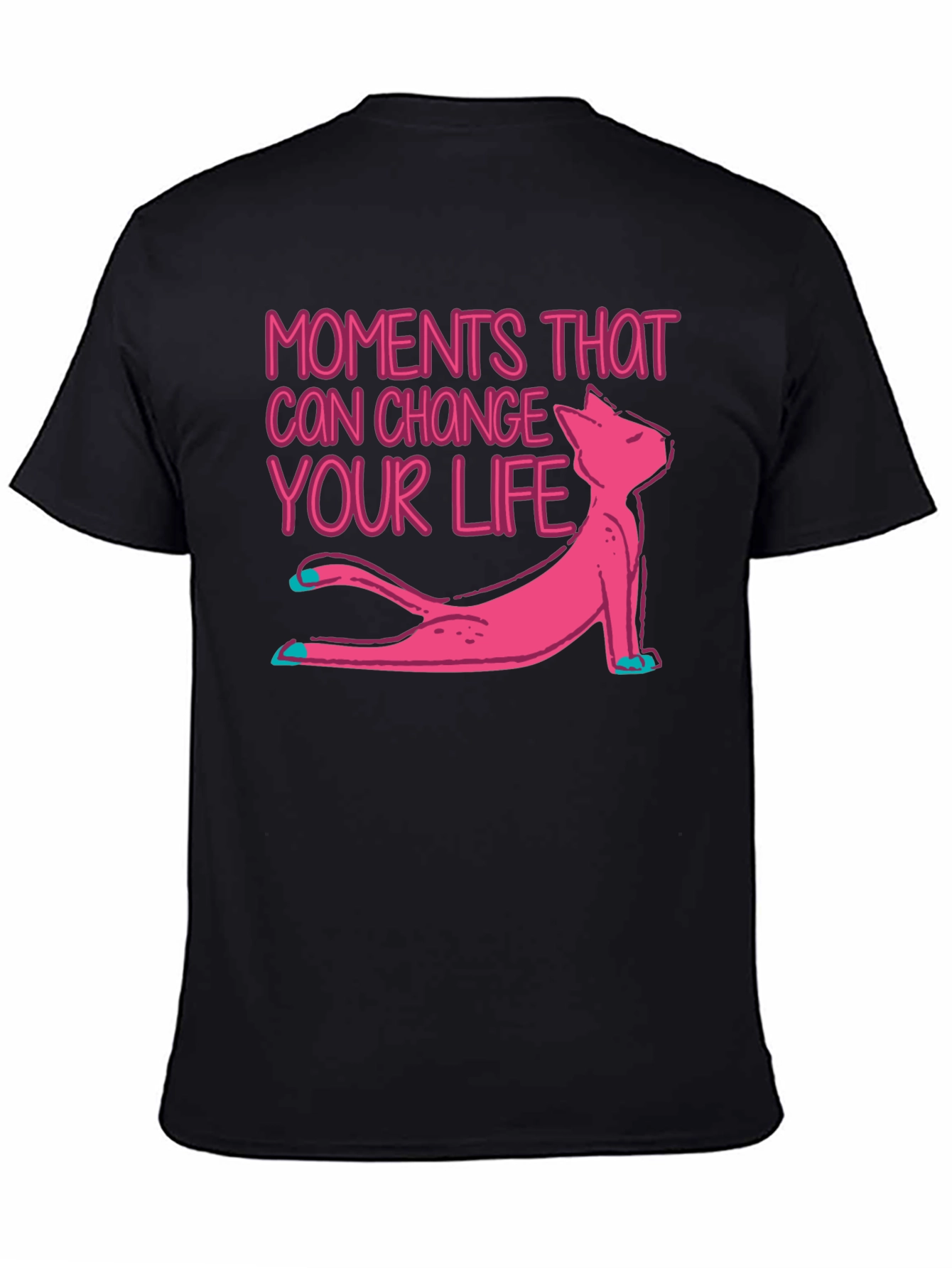 Moments That Change Your Life - Yoga Cat T-Shirt