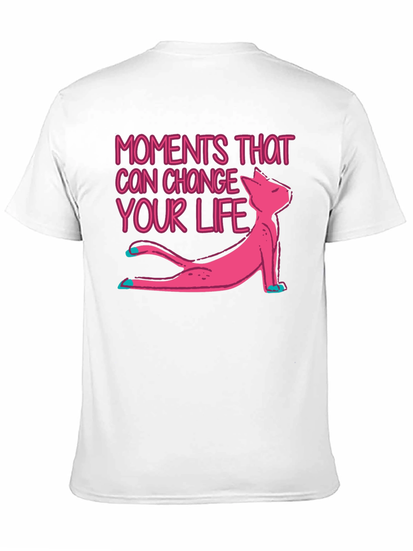 Moments That Change Your Life - Yoga Cat T-Shirt