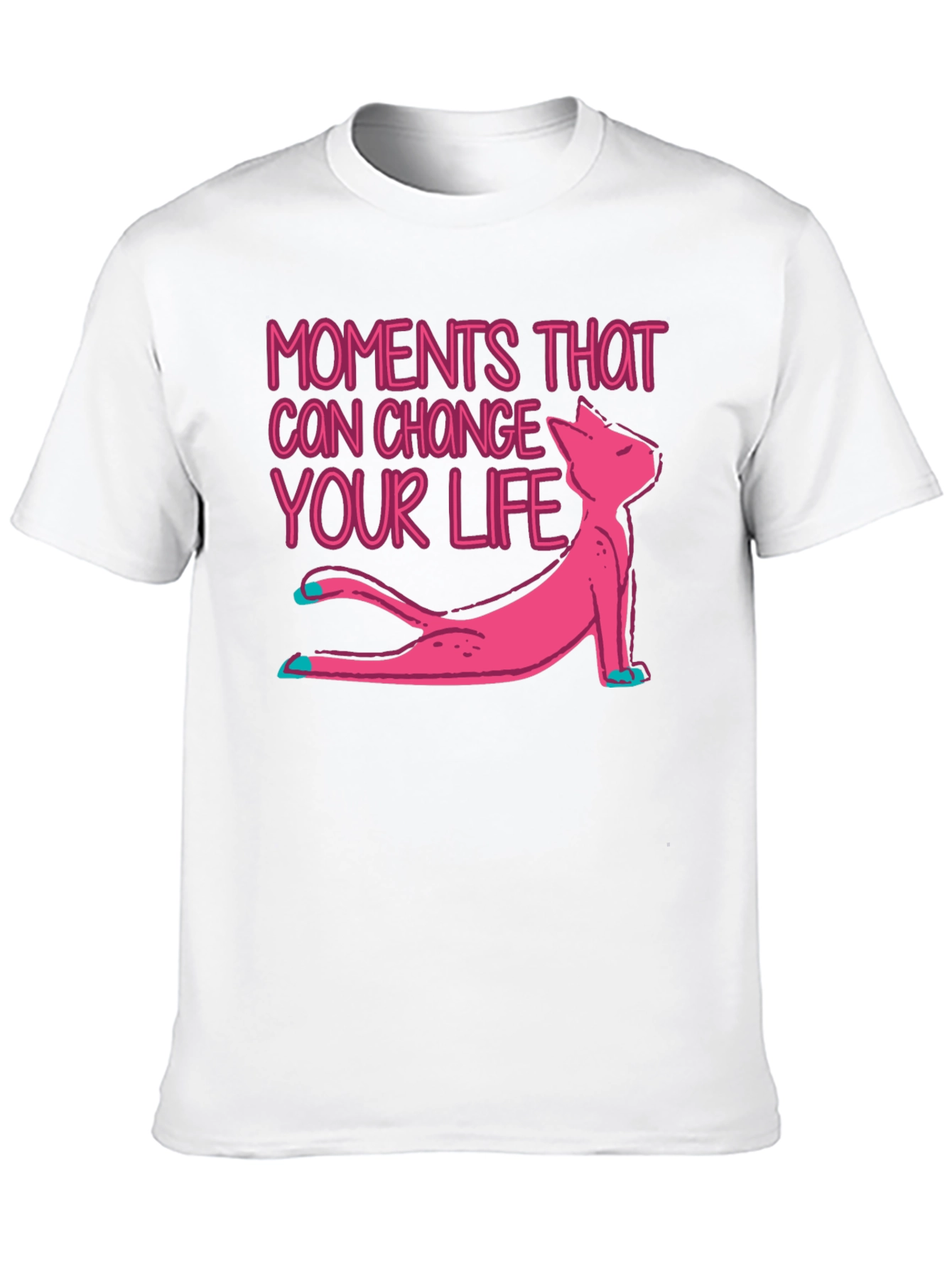 Moments That Change Your Life - Yoga Cat T-Shirt