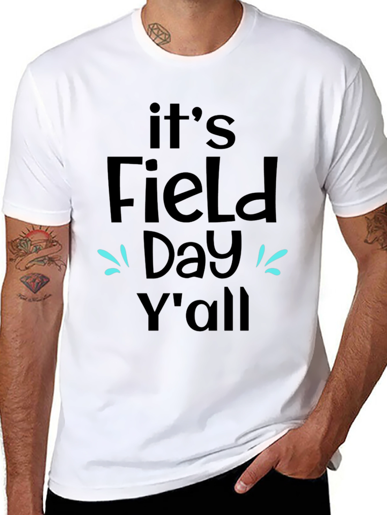 Its Field Day Yall Black T-Shirt