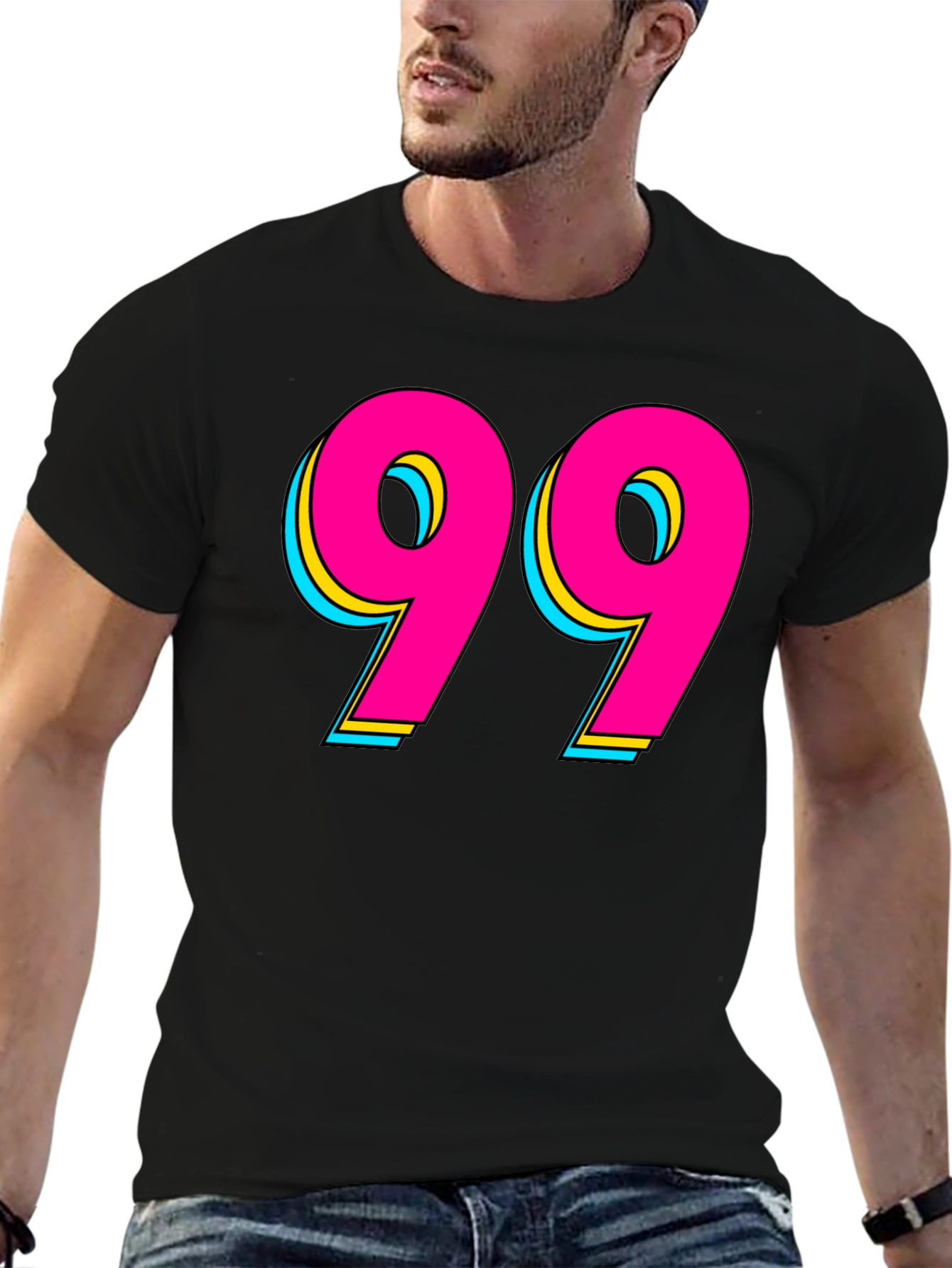 Retro 99 Graphic Tee - Bold Statement Shirt