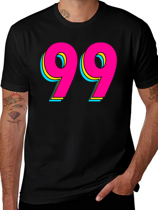Retro 99 Graphic Tee - Bold Statement Shirt
