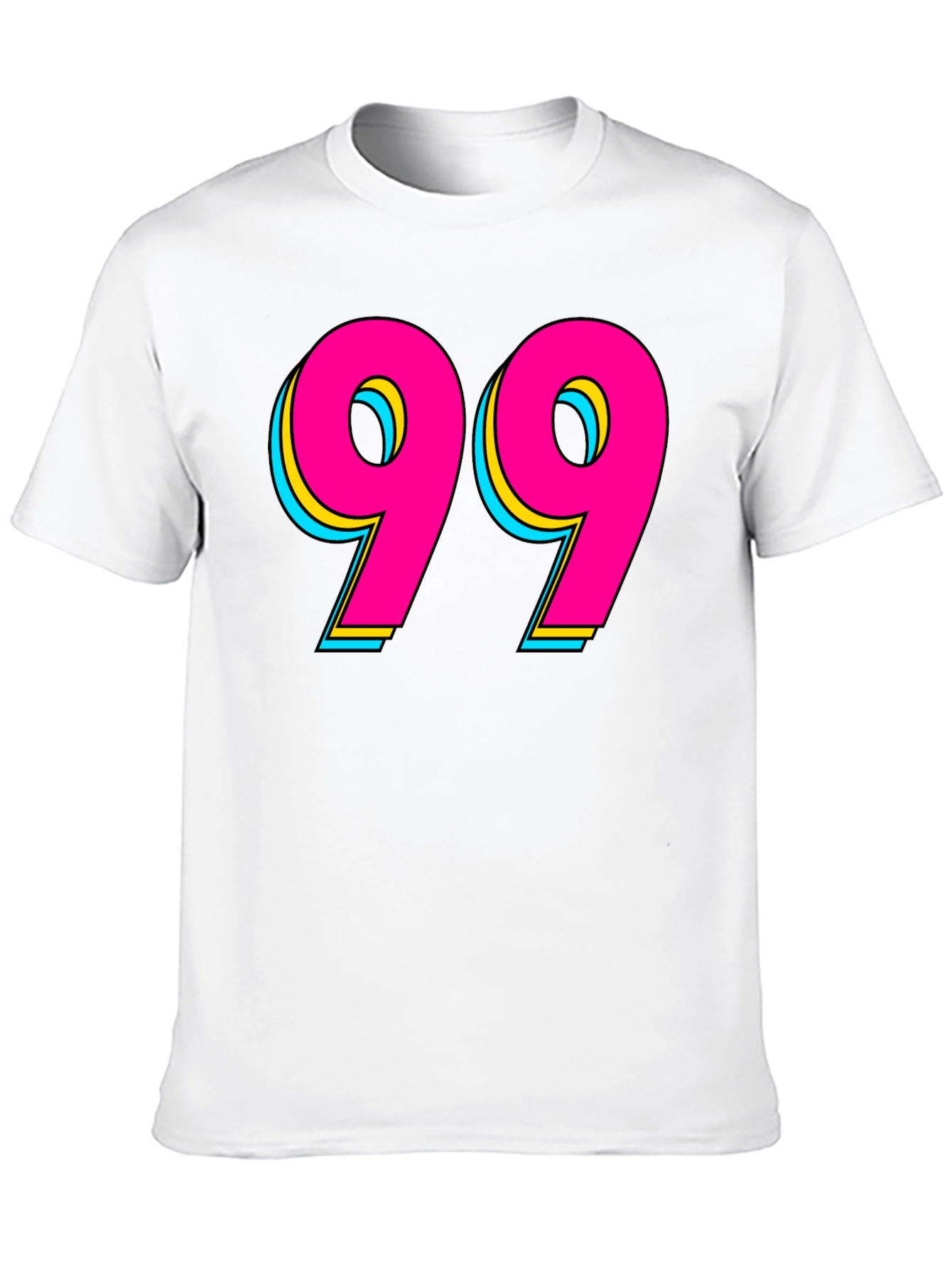 Retro 99 Graphic Tee - Bold Statement Shirt