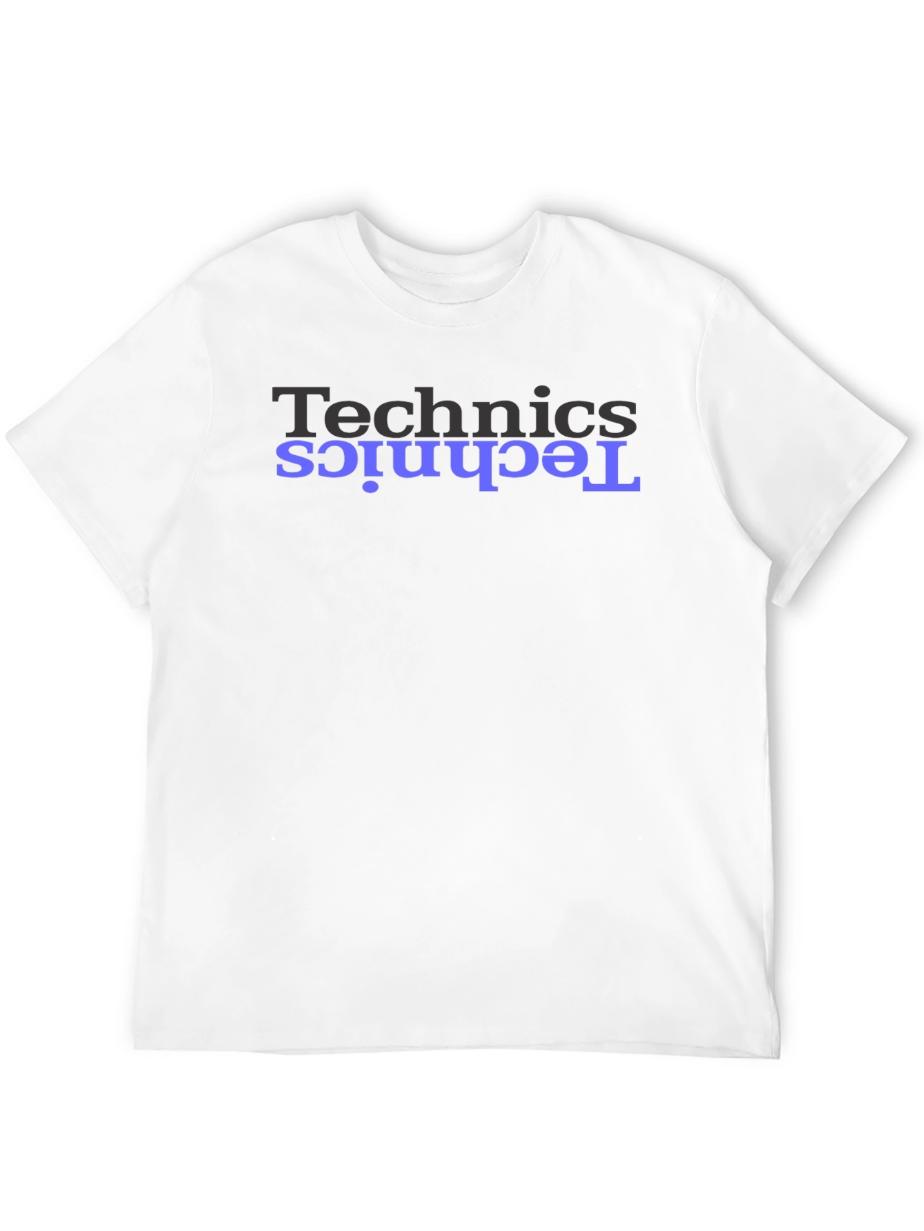 Technics Graphic Tee - Black Cotton T-Shirt