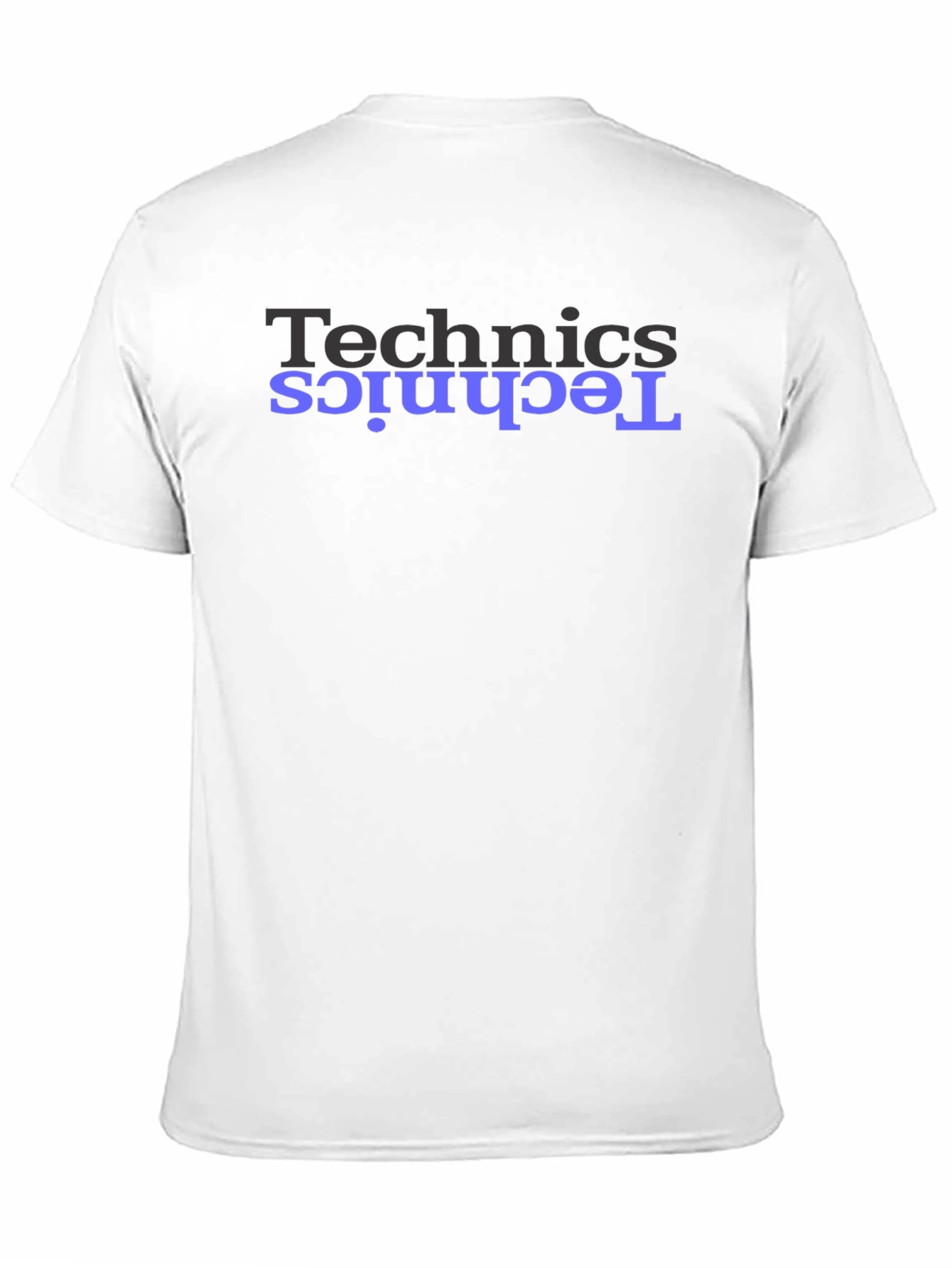 Technics Graphic Tee - Black Cotton T-Shirt