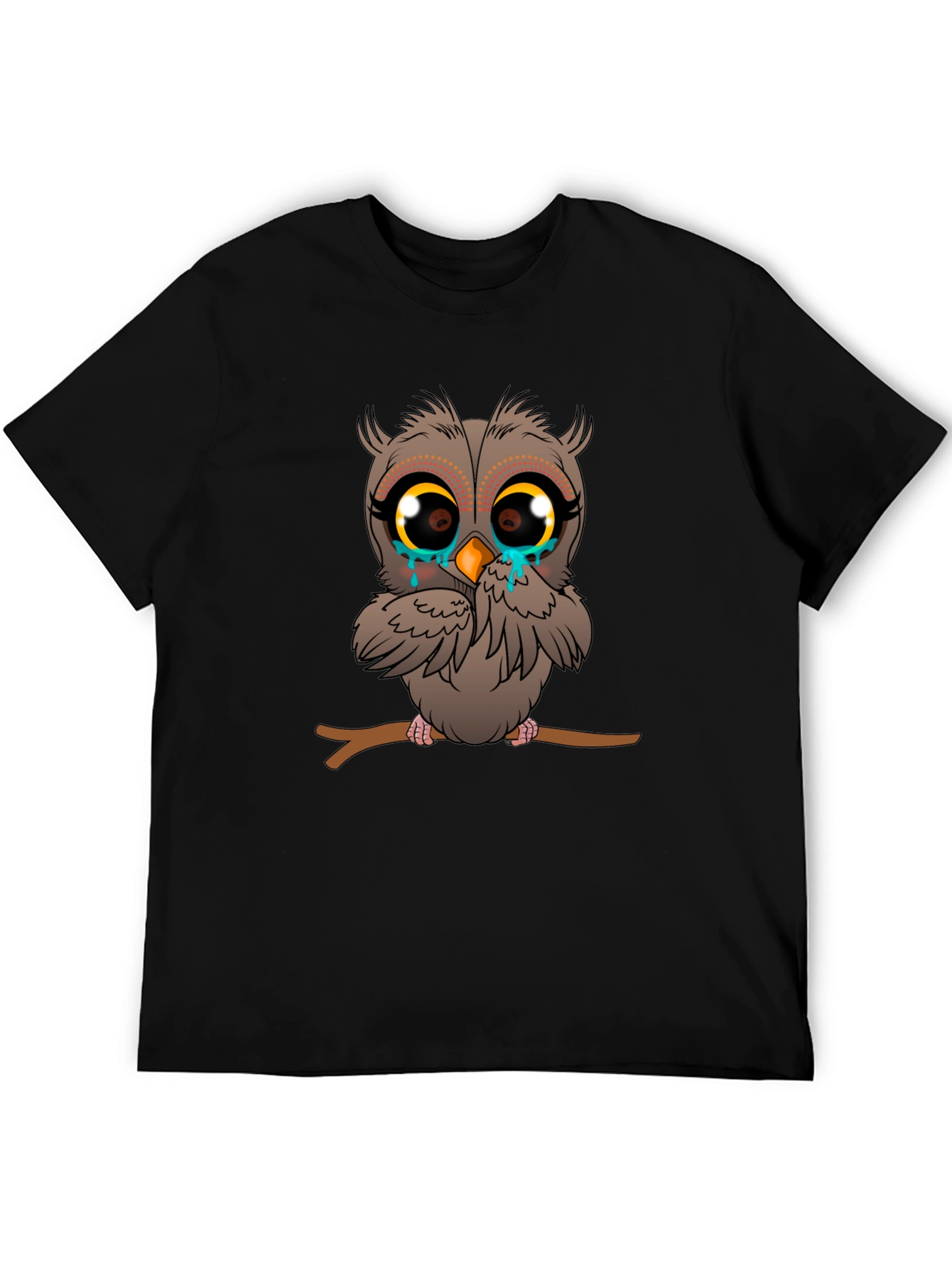 Sad Owl Graphic Tee - Unisex Comfort