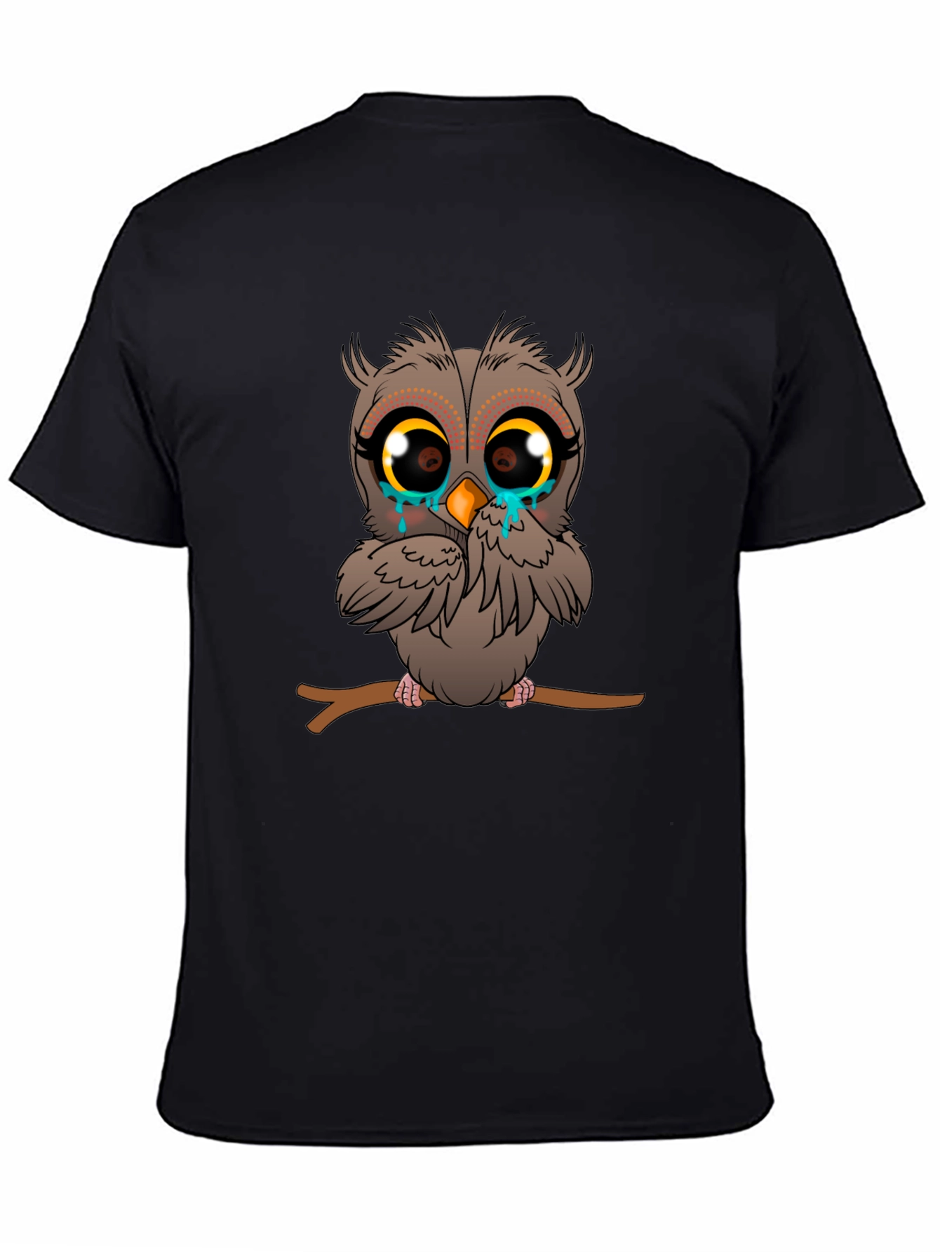 Sad Owl Graphic Tee - Unisex Comfort