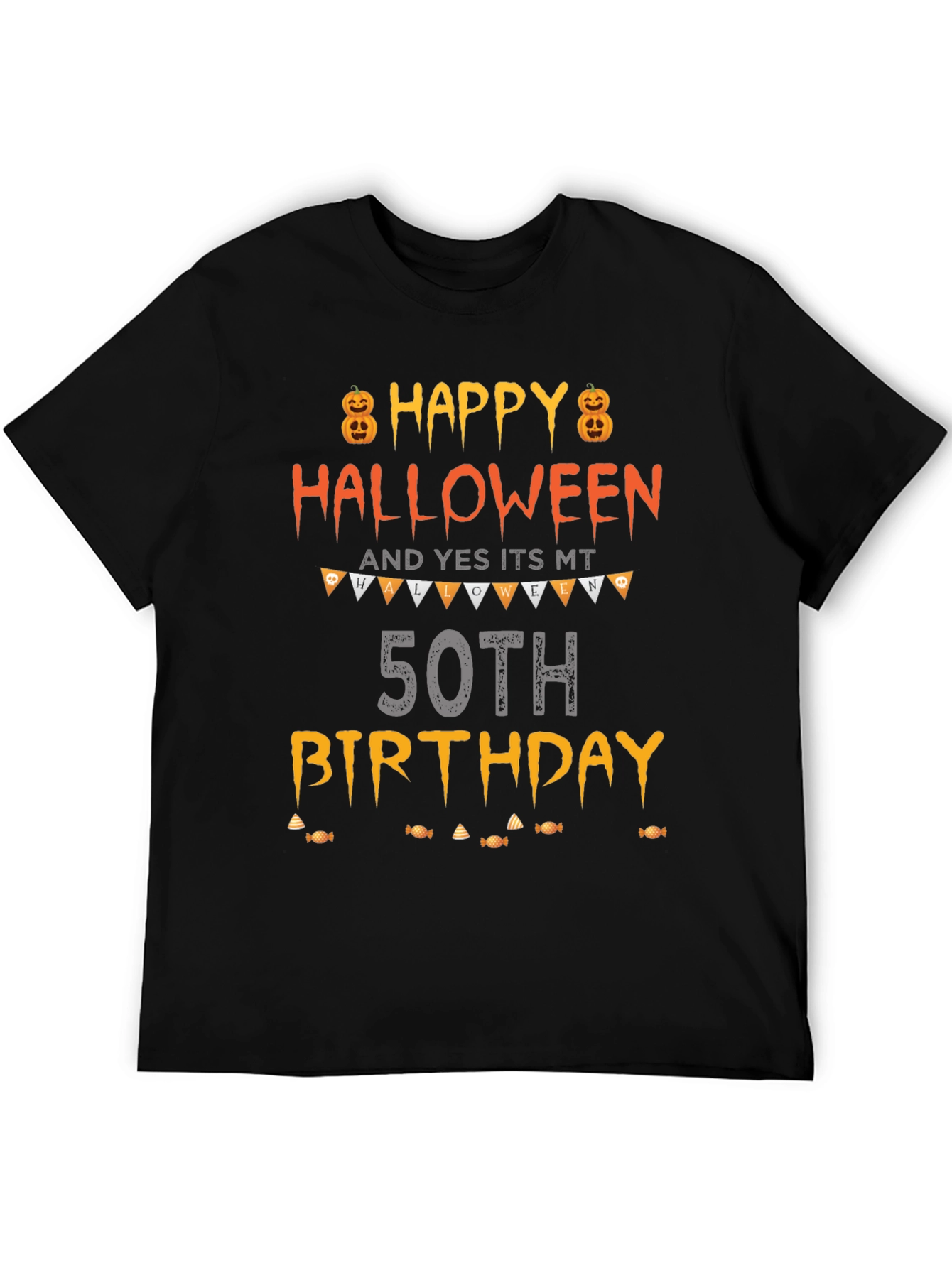 Happy Halloween 50th Birthday T-Shirt