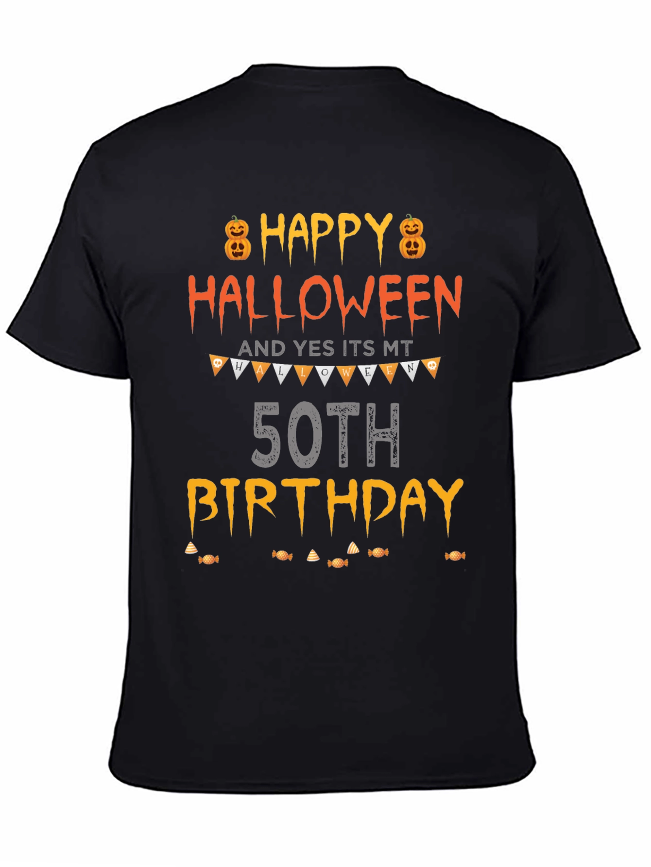 Happy Halloween 50th Birthday T-Shirt