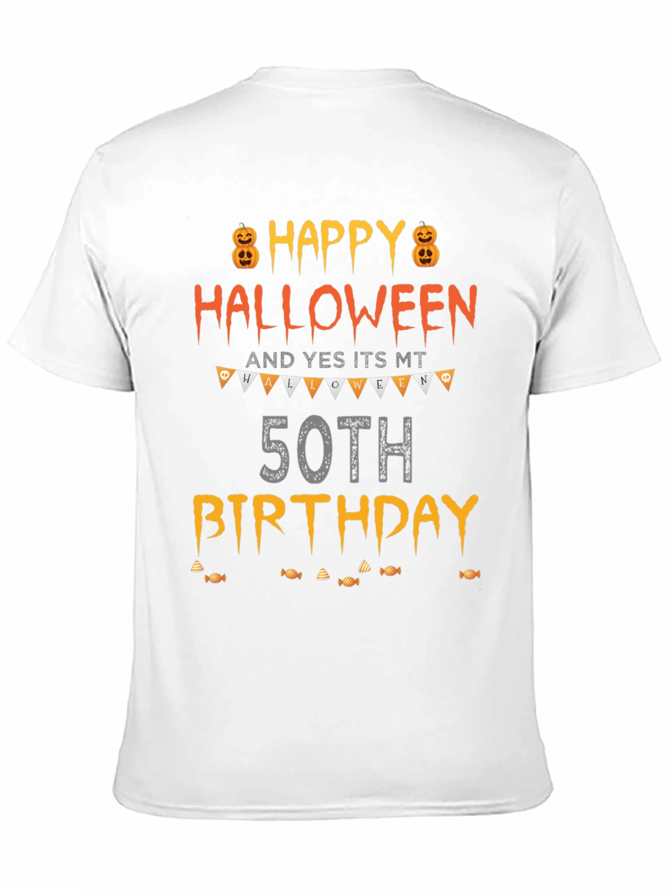 Happy Halloween 50th Birthday T-Shirt
