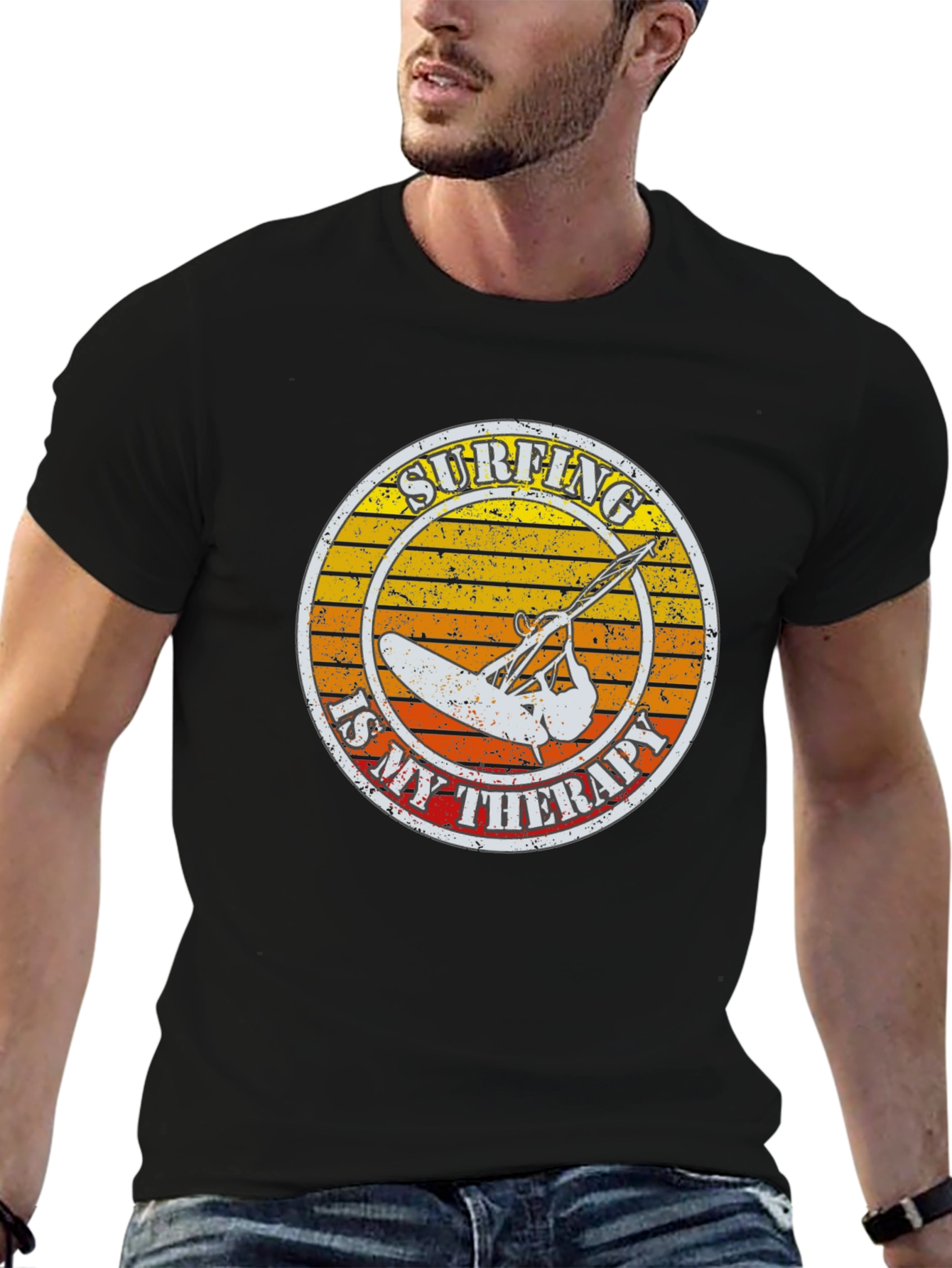 Surfing is My Therapy T-Shirt