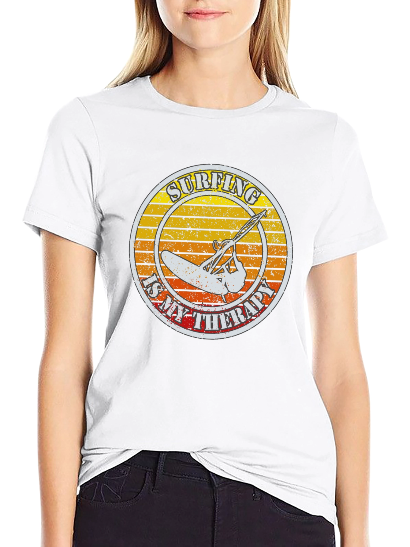 Surfing is My Therapy T-Shirt