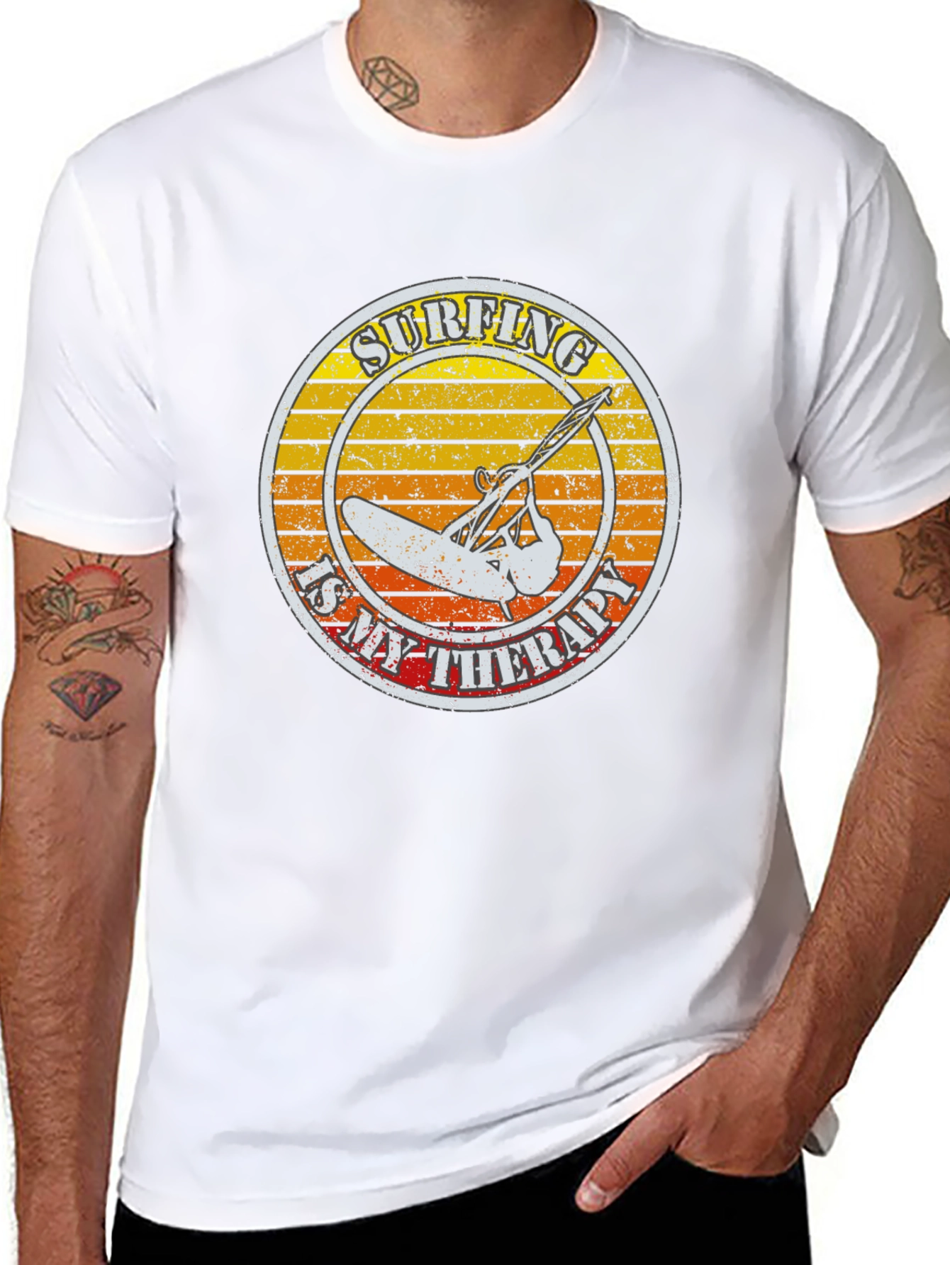 Surfing is My Therapy T-Shirt