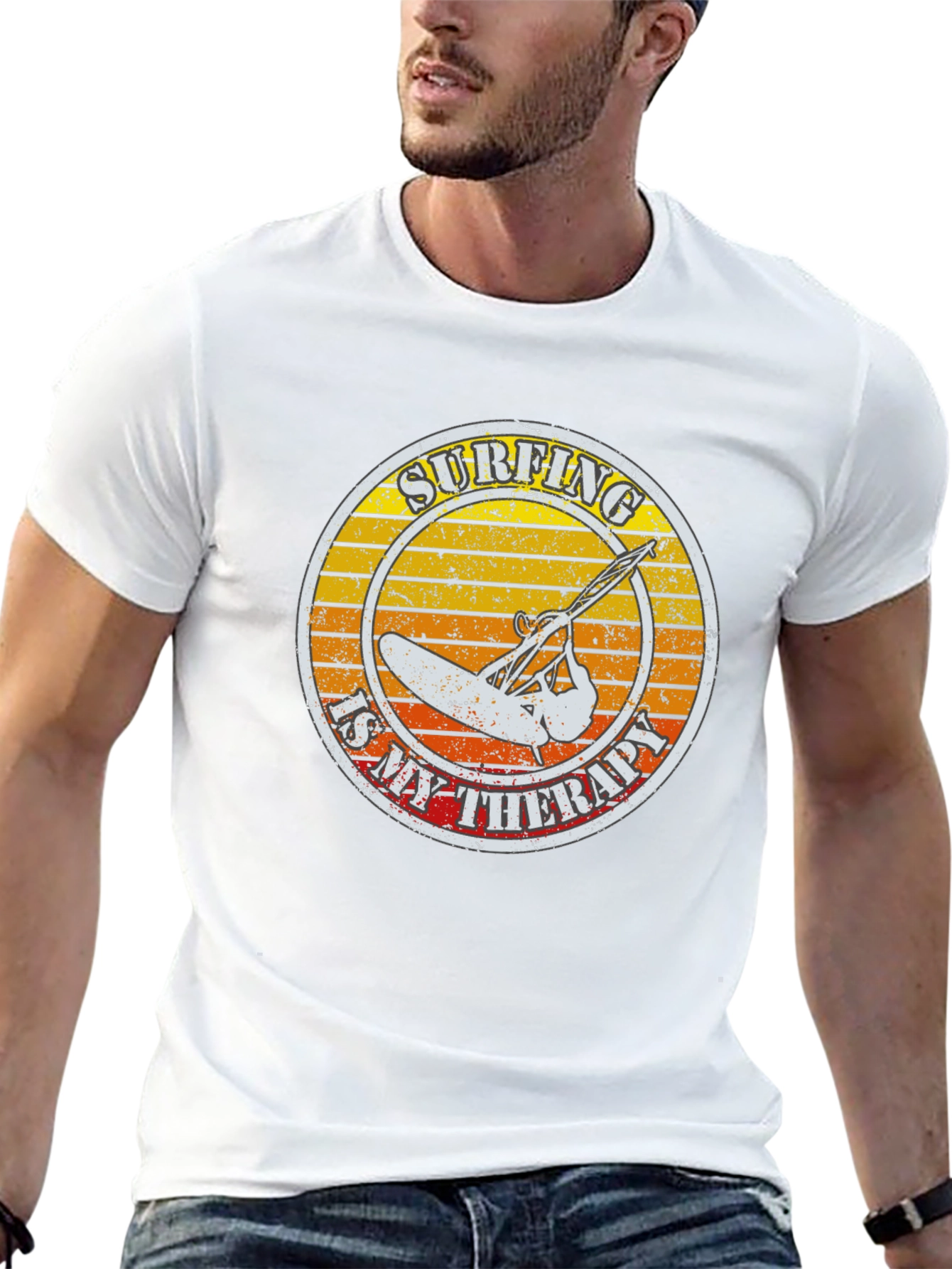 Surfing is My Therapy T-Shirt
