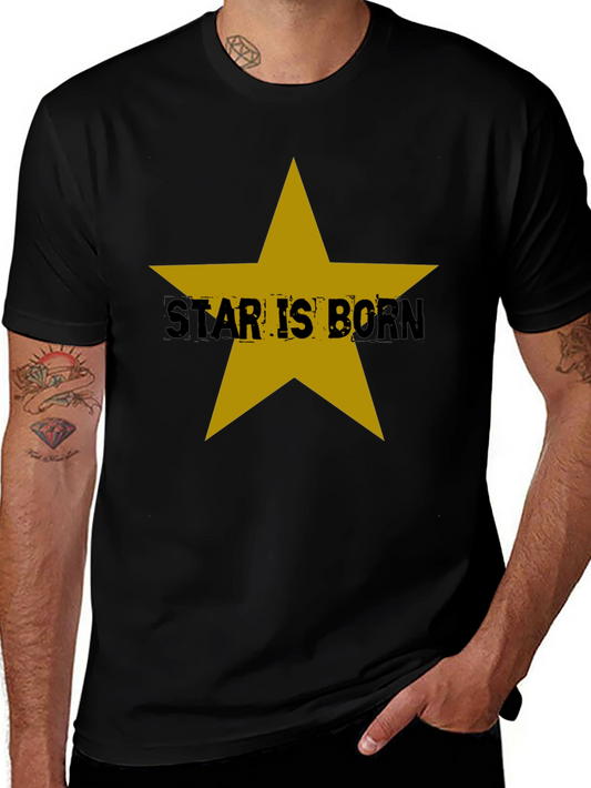 Star is Born Black Graphic Tee