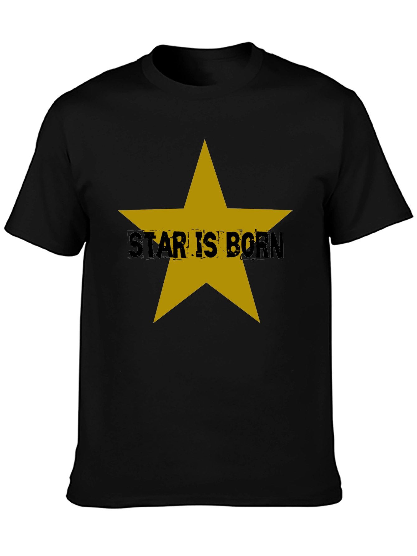 Star is Born Black Graphic Tee