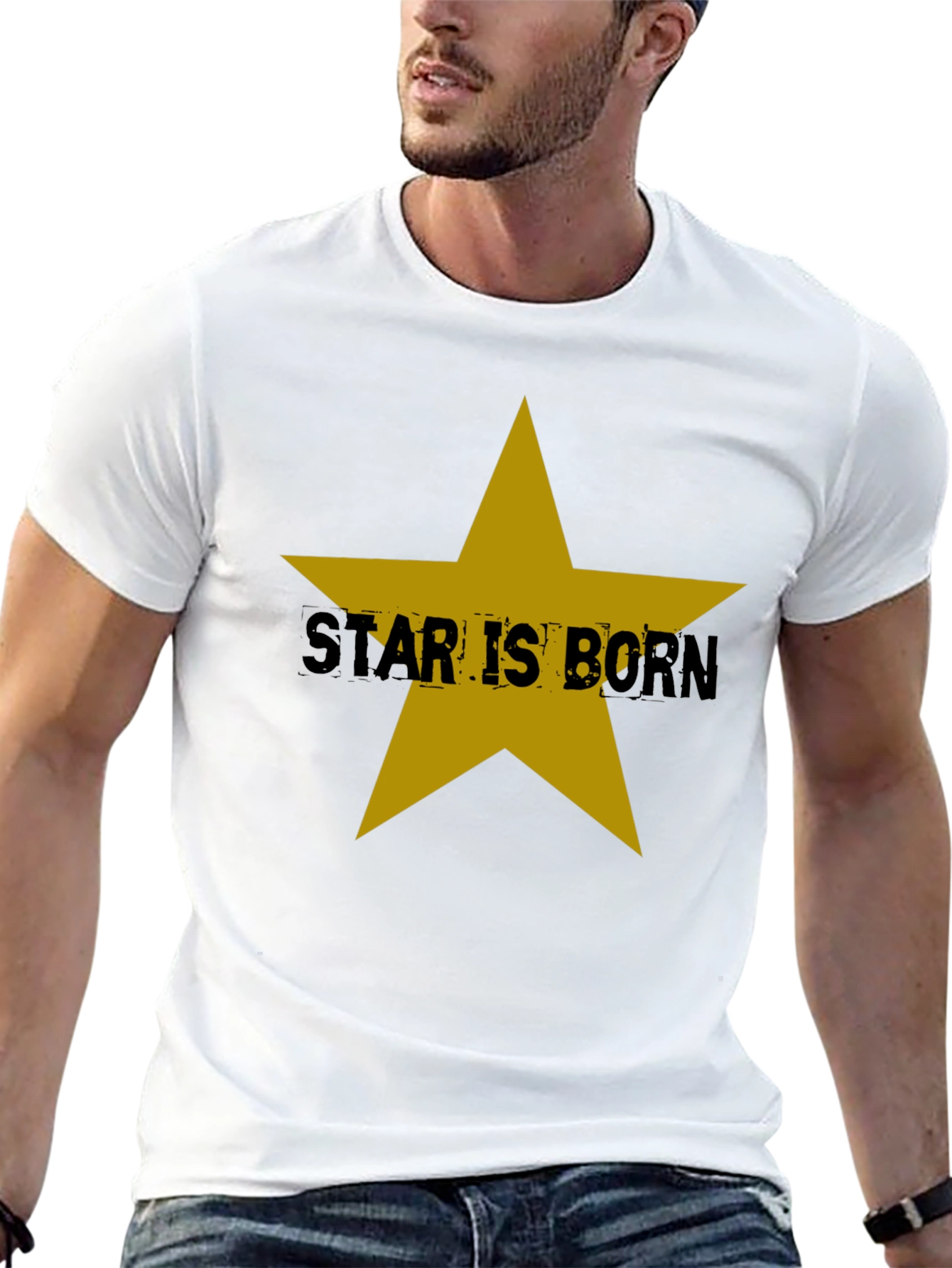 Star is Born Black Graphic Tee