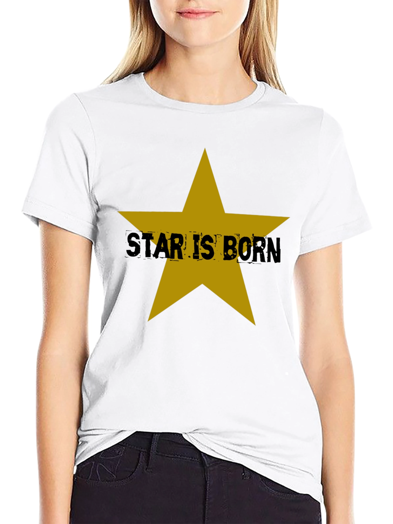 Star is Born Black Graphic Tee