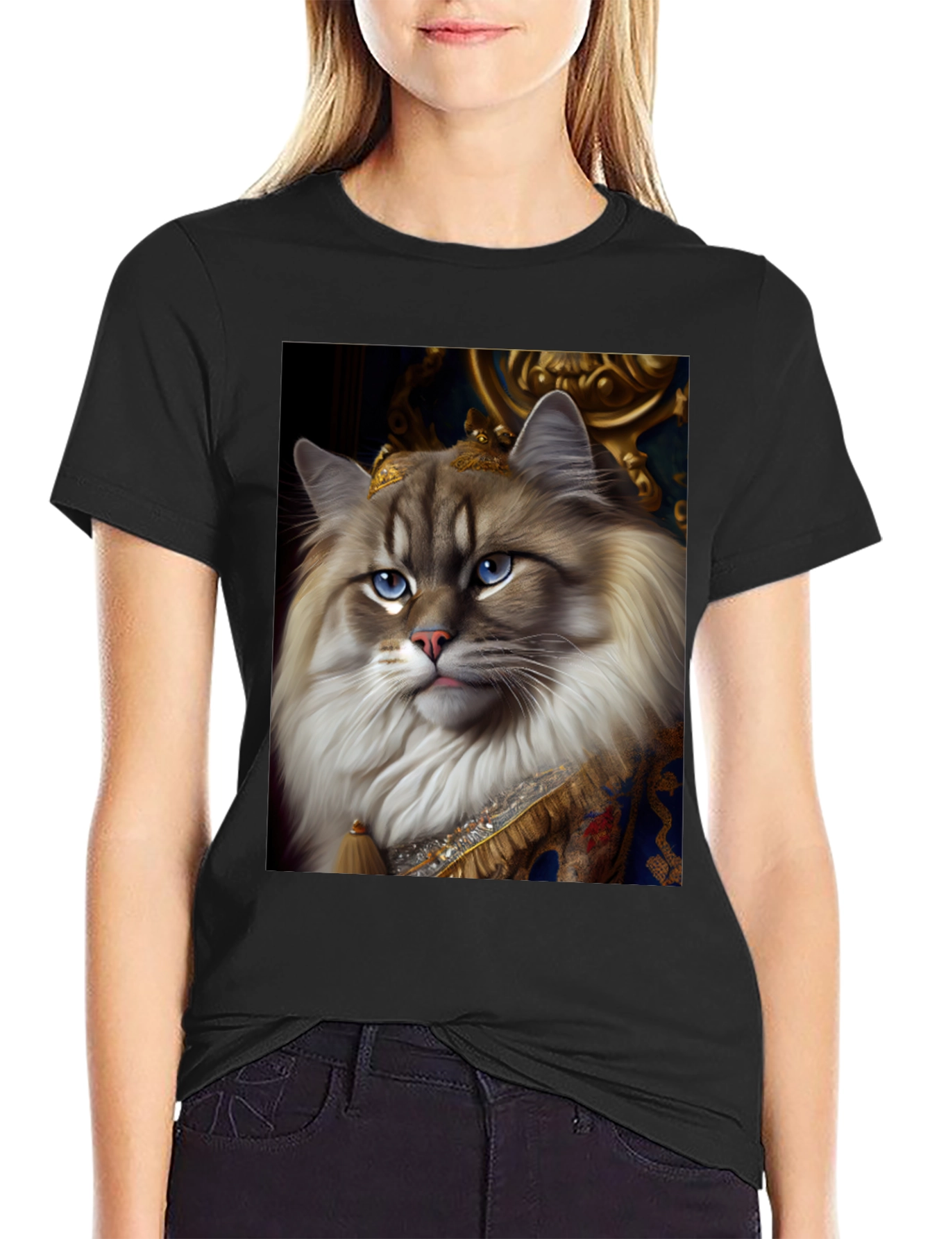 Royal Cat T-Shirt - Funny Pet Lover Tee