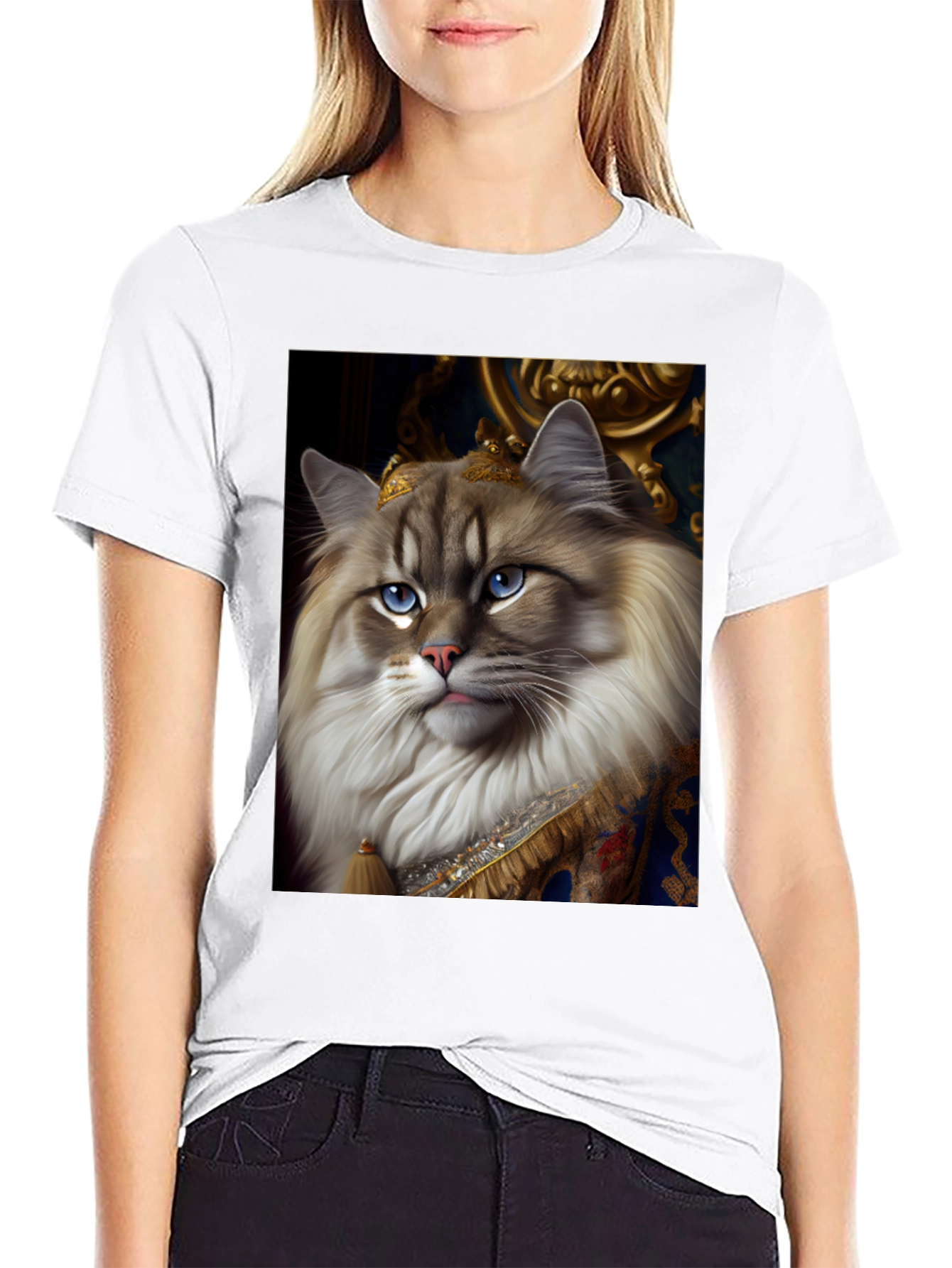 Royal Cat T-Shirt - Funny Pet Lover Tee