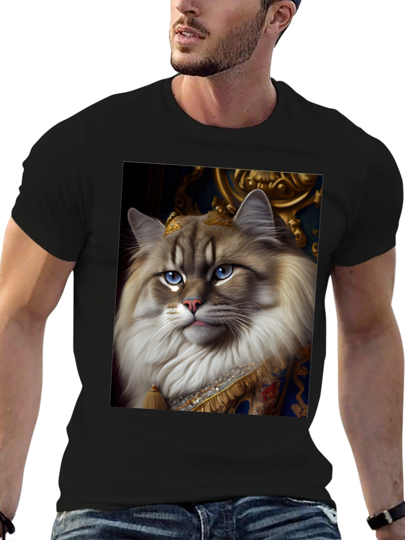 Royal Cat T-Shirt - Funny Pet Lover Tee