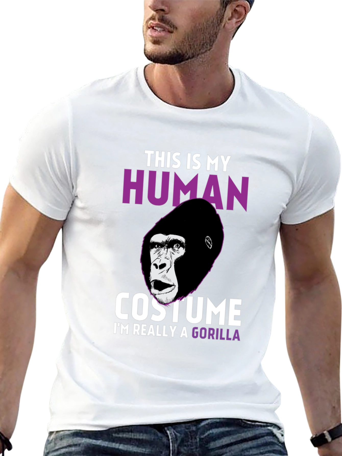 Human Costume Gorilla T-Shirt