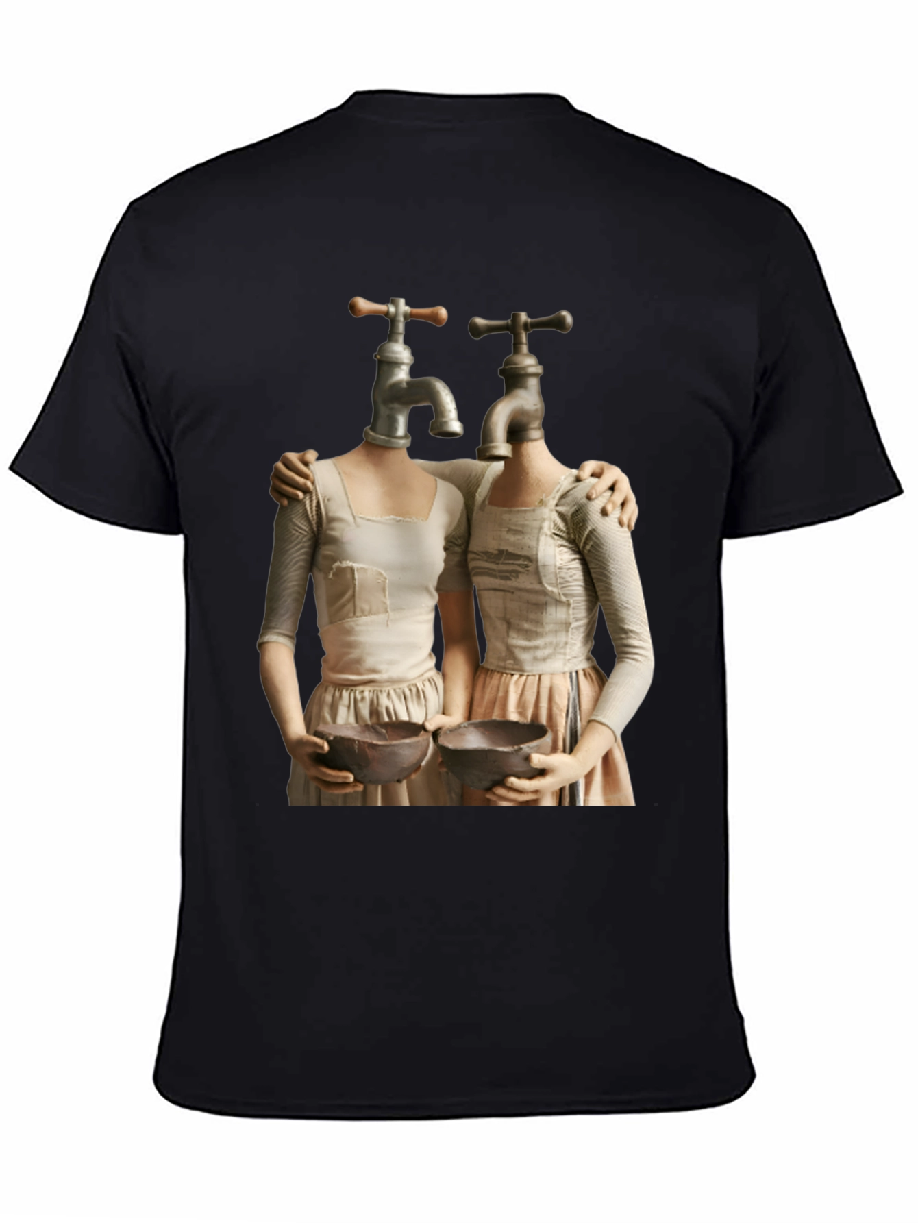 Abstract Faucet Head Womens T-Shirt