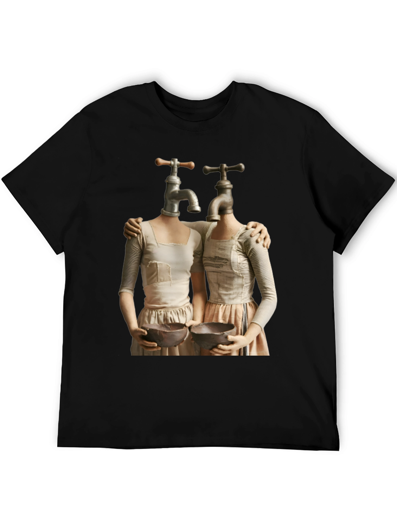 Abstract Faucet Head Womens T-Shirt