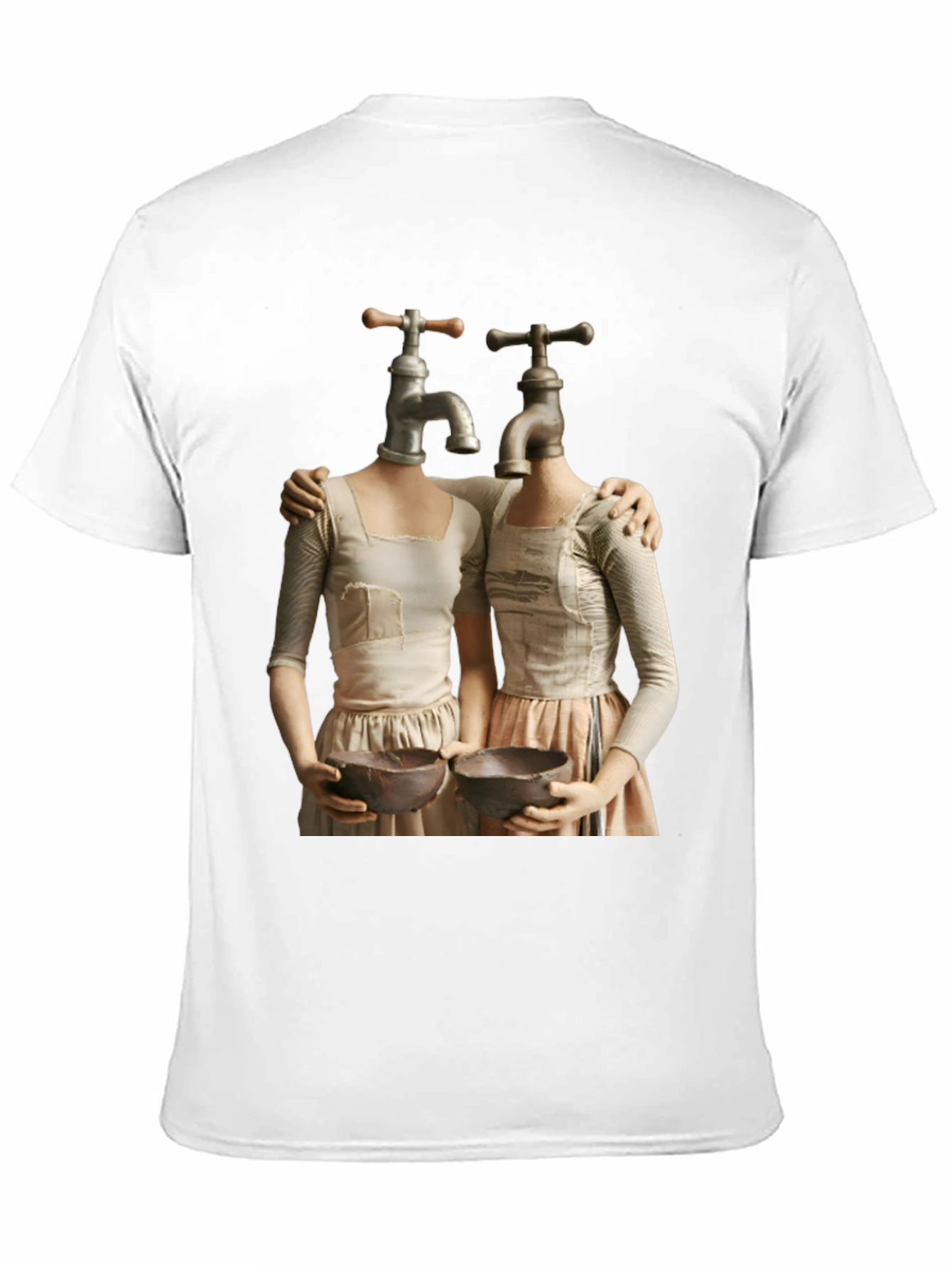 Abstract Faucet Head Womens T-Shirt
