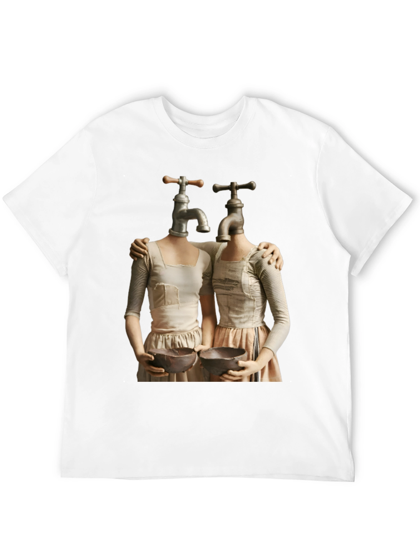 Abstract Faucet Head Womens T-Shirt