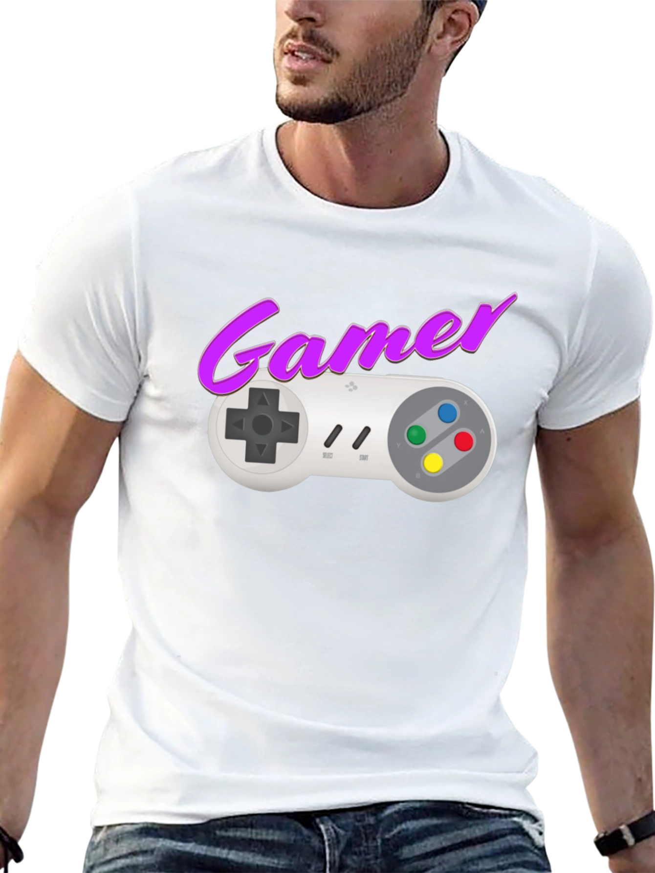 Retro Gamer Graphic T-Shirt