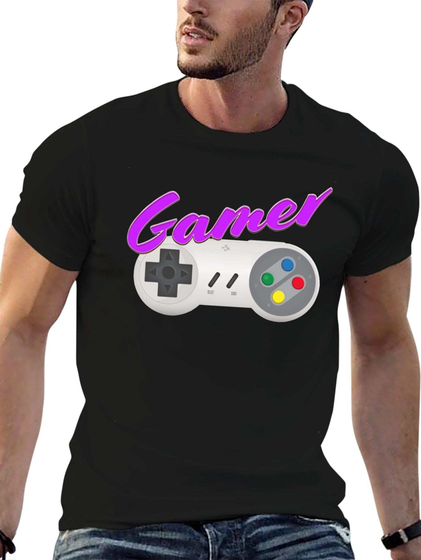 Retro Gamer Graphic T-Shirt