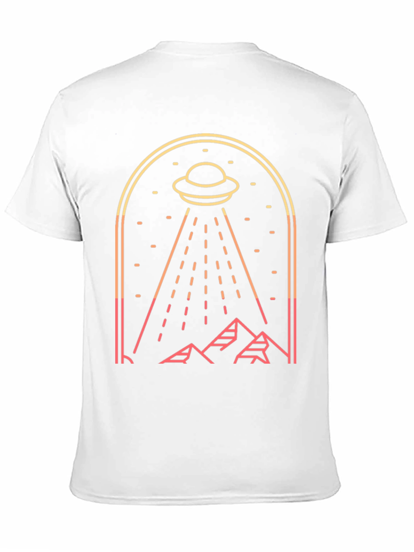 UFO Abduction Graphic Tee - Sci-Fi T-Shirt