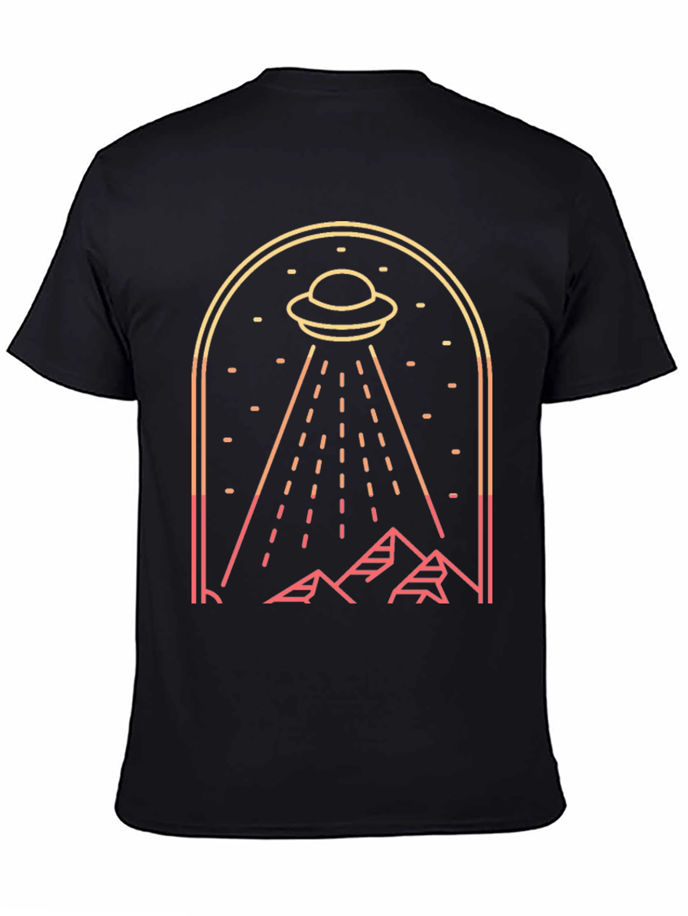 UFO Abduction Graphic Tee - Sci-Fi T-Shirt
