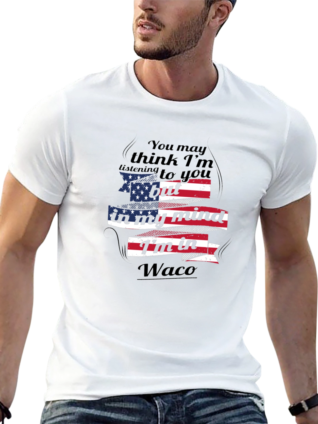 Waco Mind T-Shirt - Patriotic USA Design